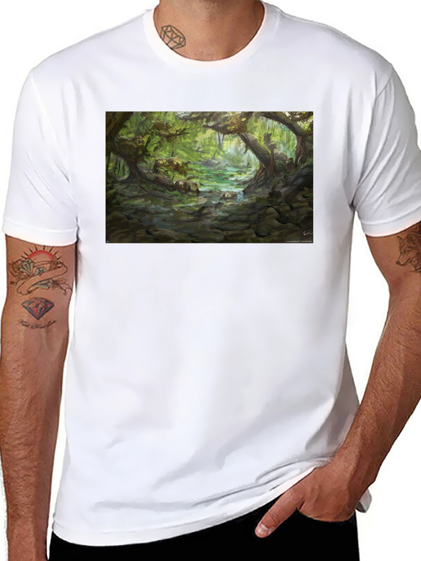 Nature Artwork Graphic T-Shirt