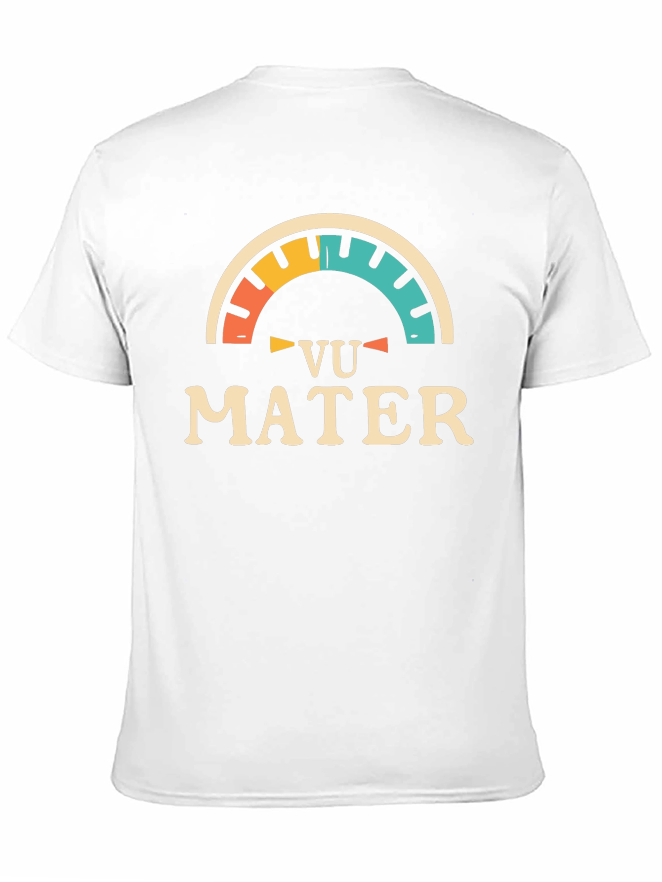 Retro Vu Mater Graphic Tee - Black Cotton Blend