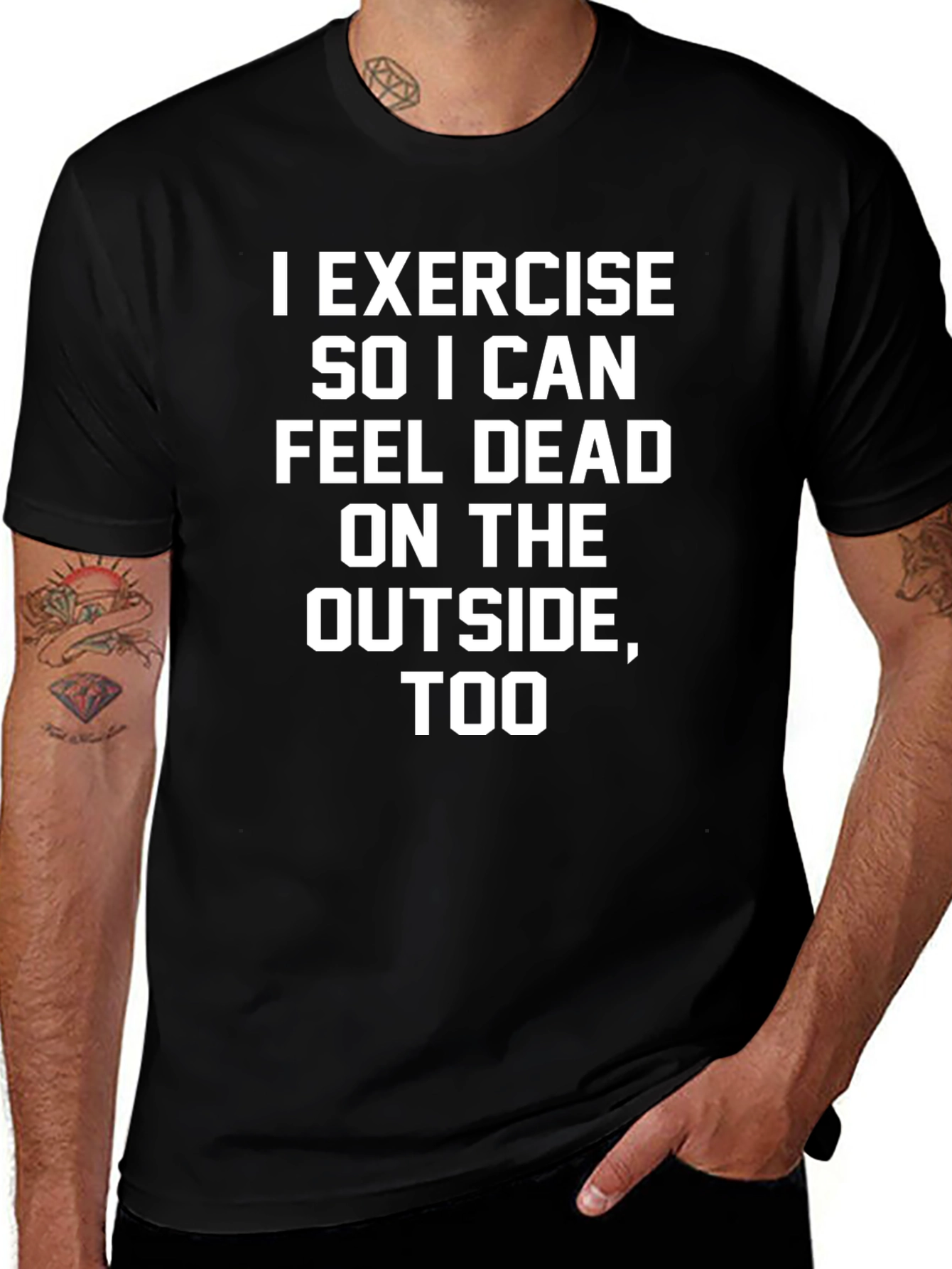 I Exercise So I Can Feel Dead T-Shirt