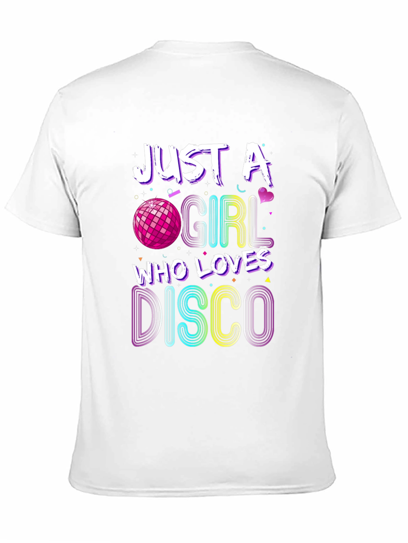 Just A Girl Who Loves Disco Graphic T-Shirt