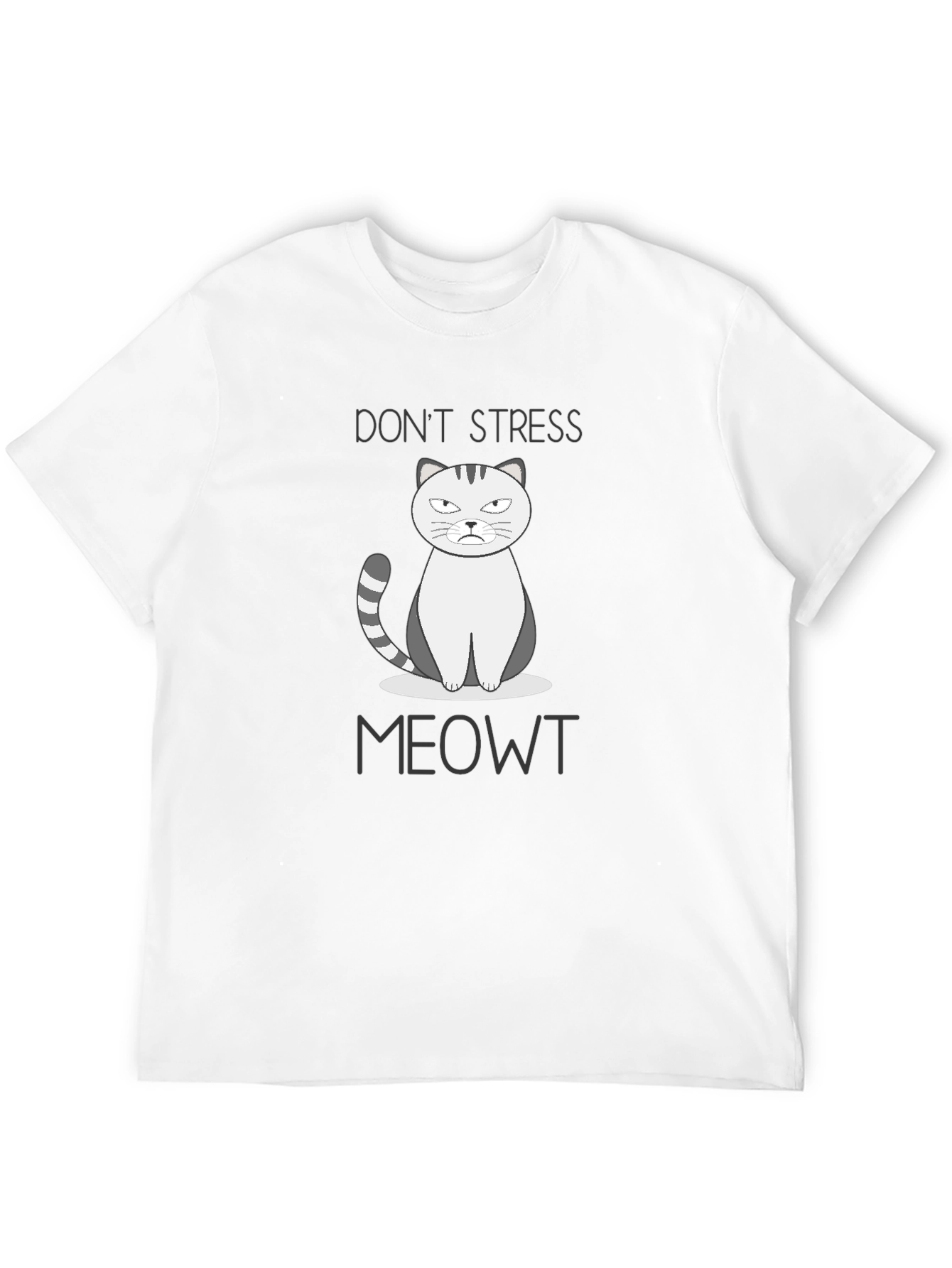 Dont Stress Meowt T-Shirt - Funny Cat Tee