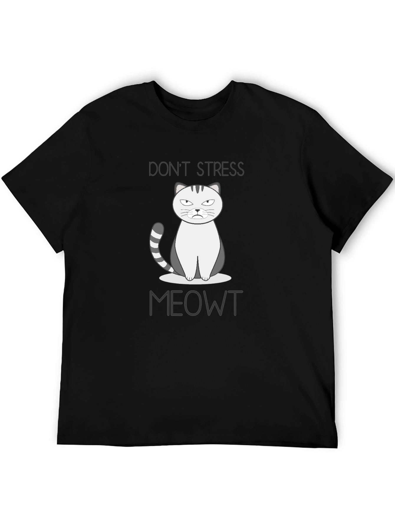 Dont Stress Meowt T-Shirt - Funny Cat Tee