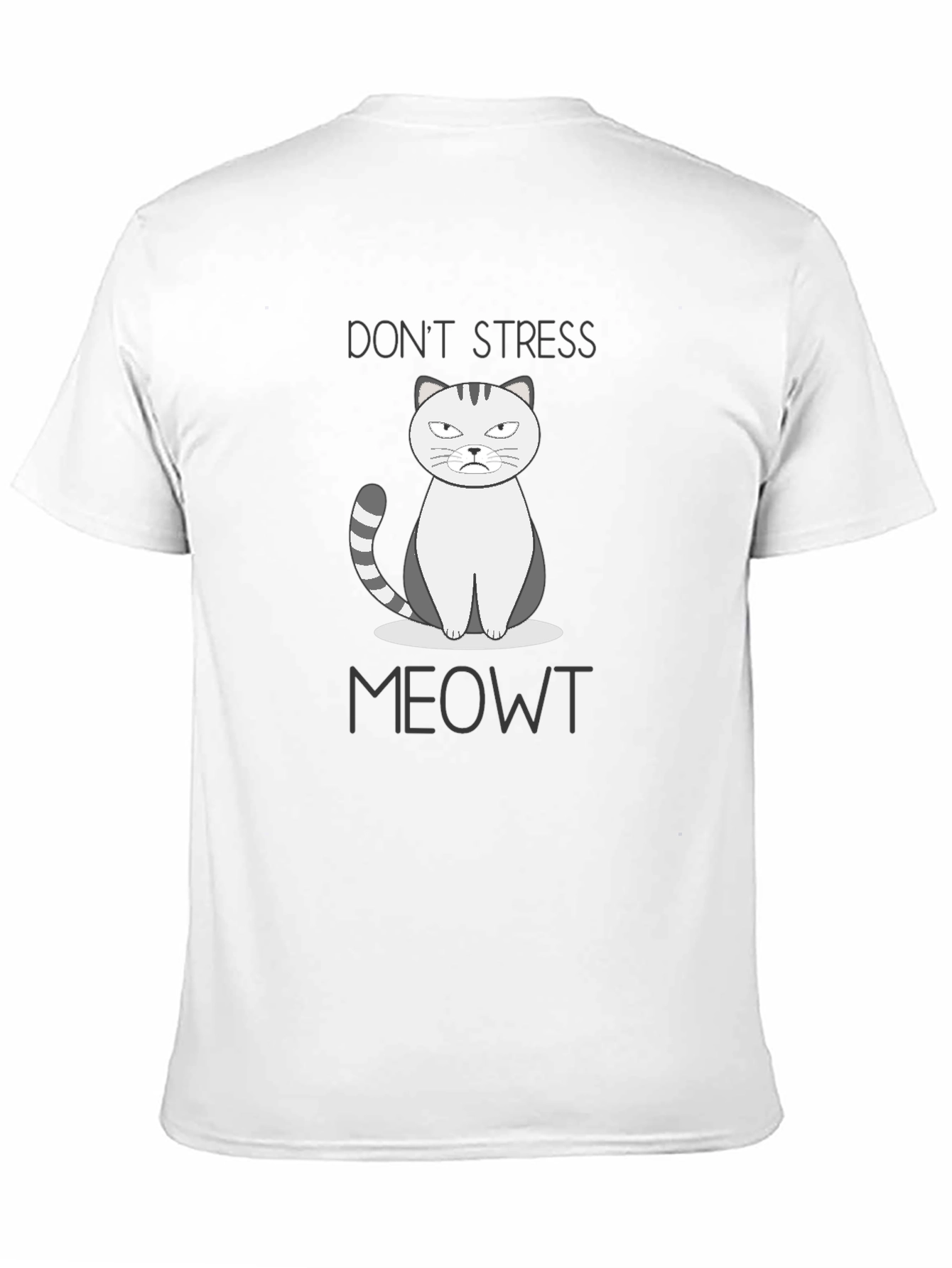 Dont Stress Meowt T-Shirt - Funny Cat Tee