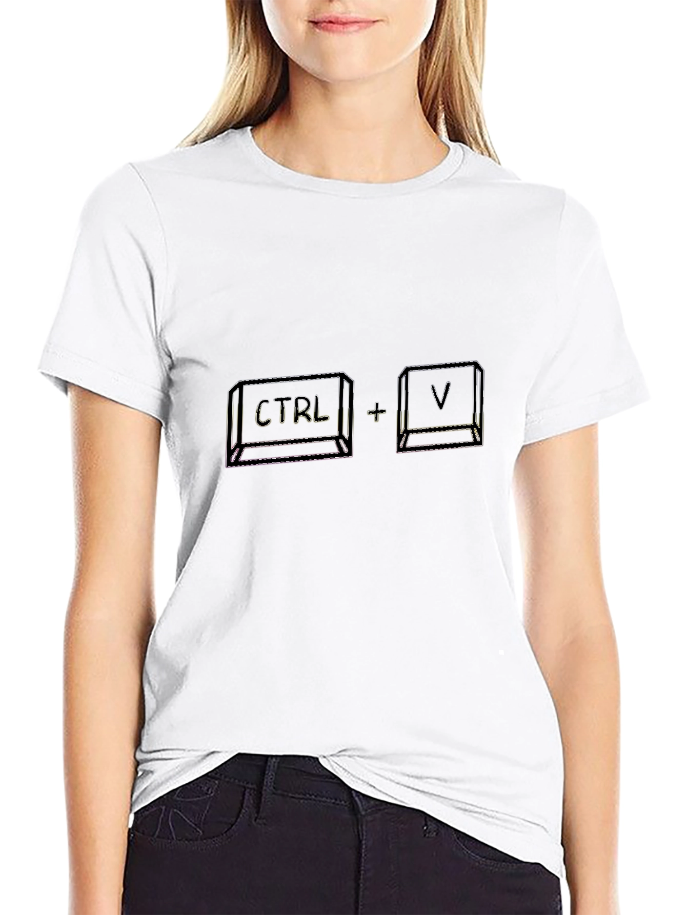 CTRL+V T-Shirt - Copy Paste Programmer Humor Tee