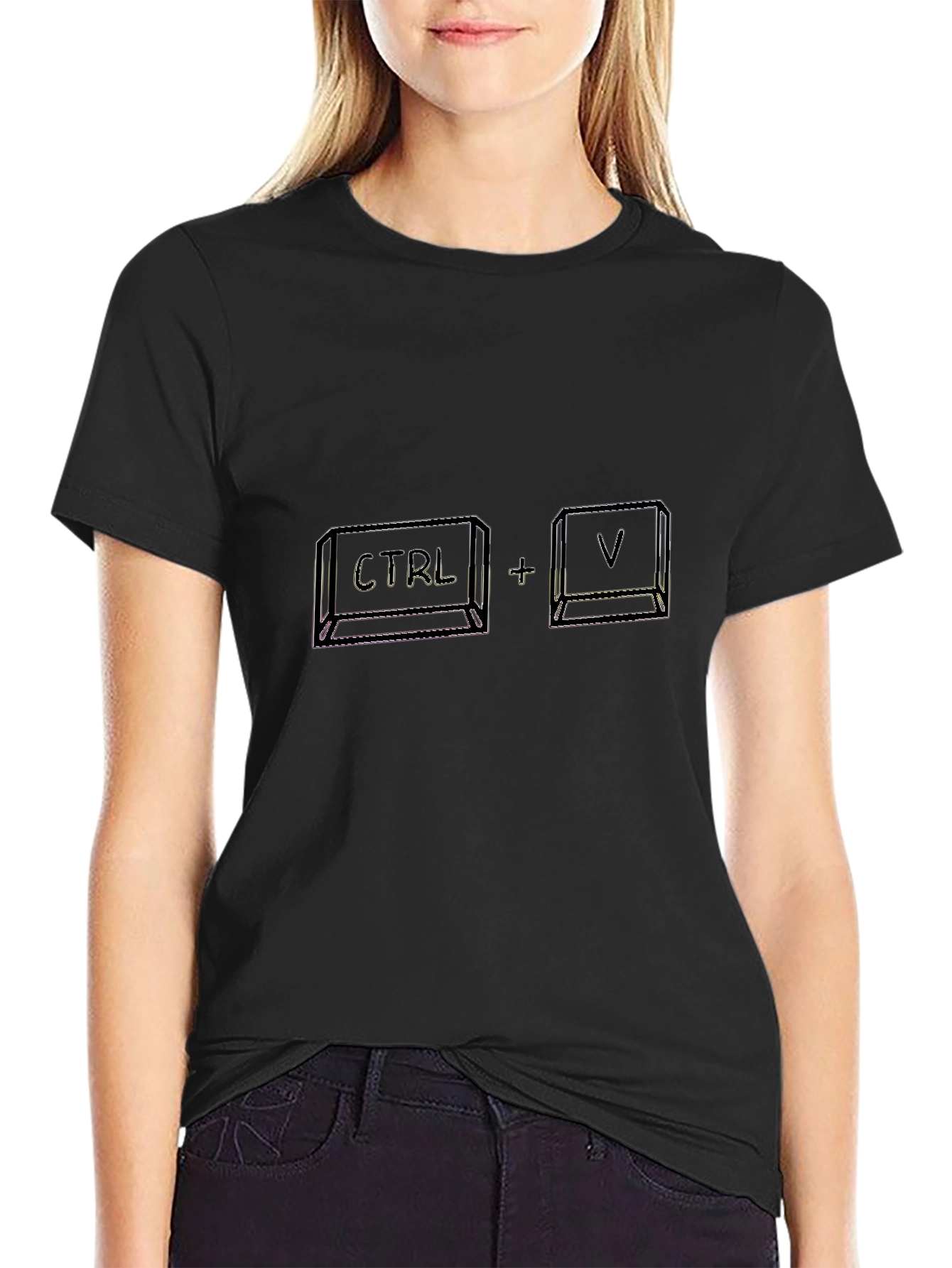 CTRL+V T-Shirt - Copy Paste Programmer Humor Tee