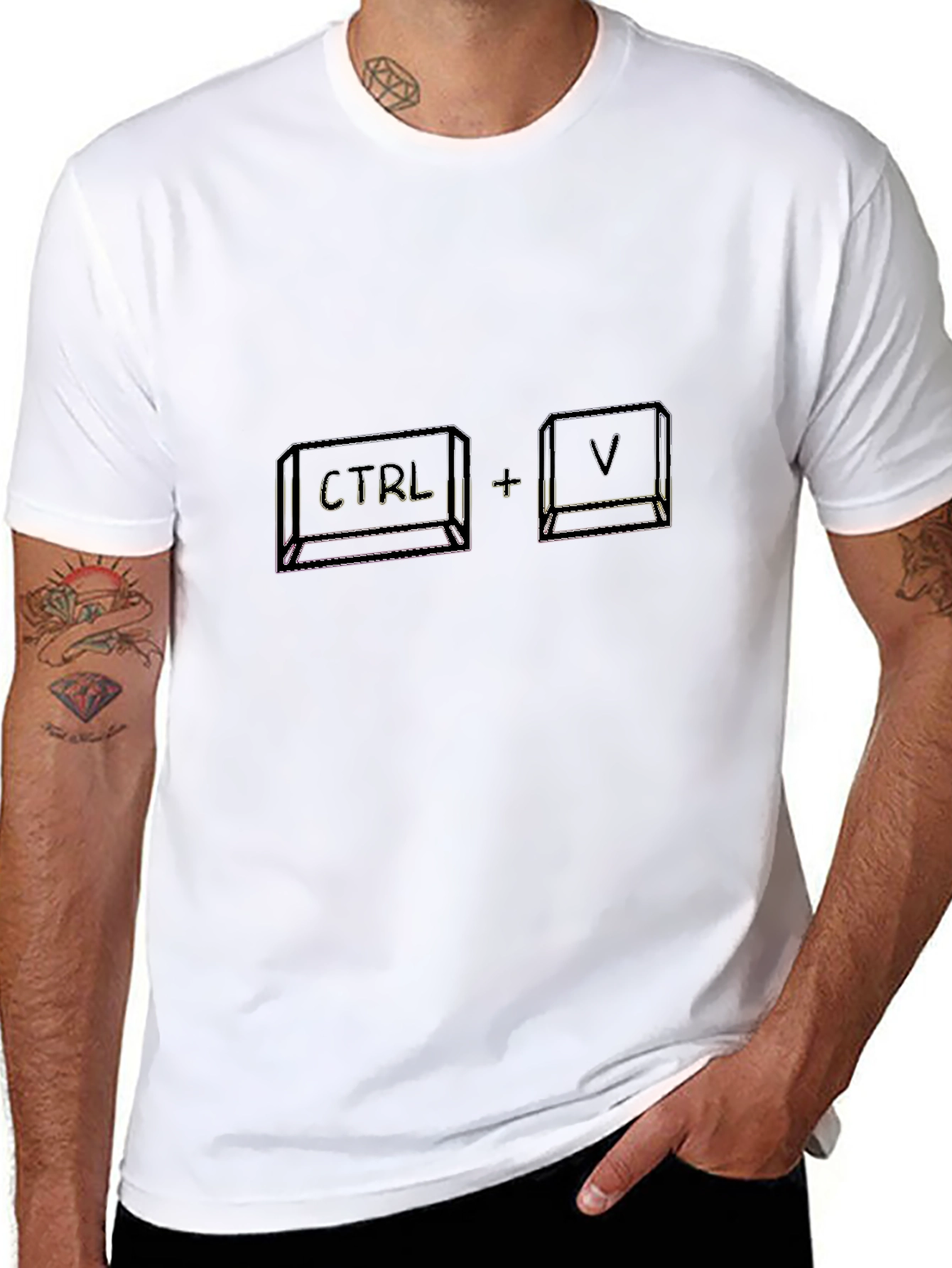 CTRL+V T-Shirt - Copy Paste Programmer Humor Tee