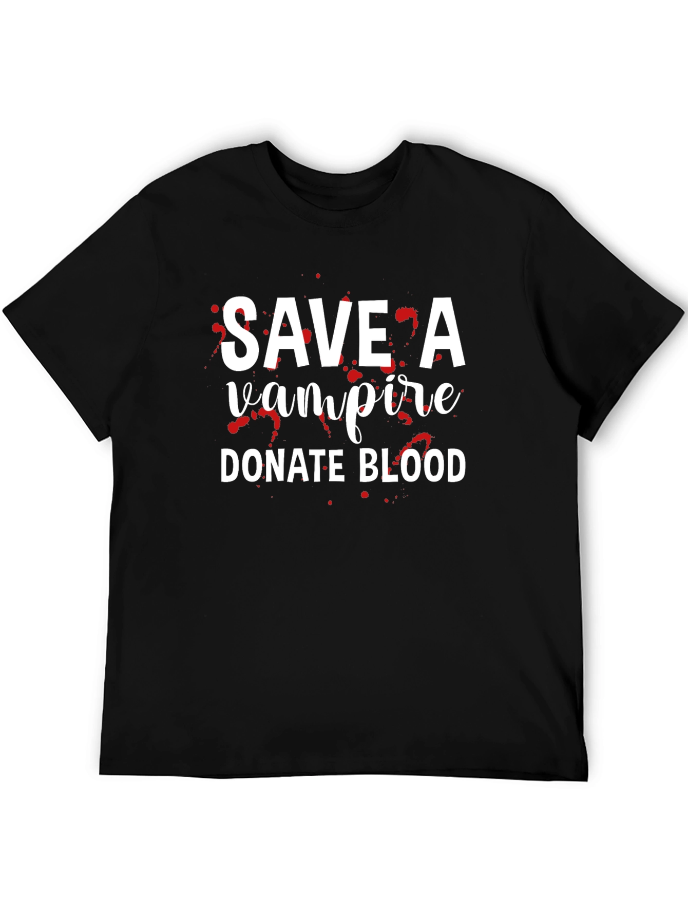 Save a Vampire Donate Blood Graphic Tee