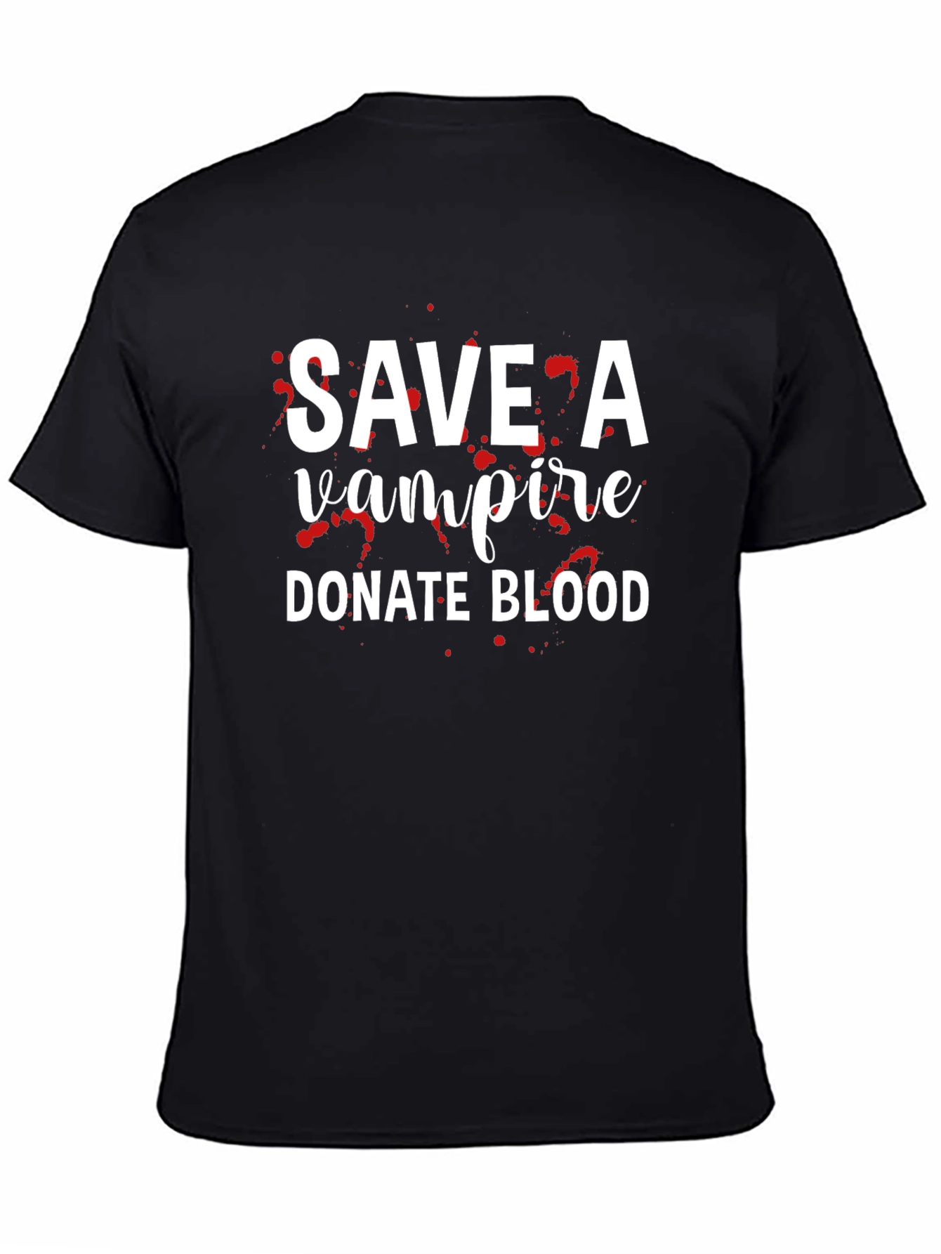Save a Vampire Donate Blood Graphic Tee