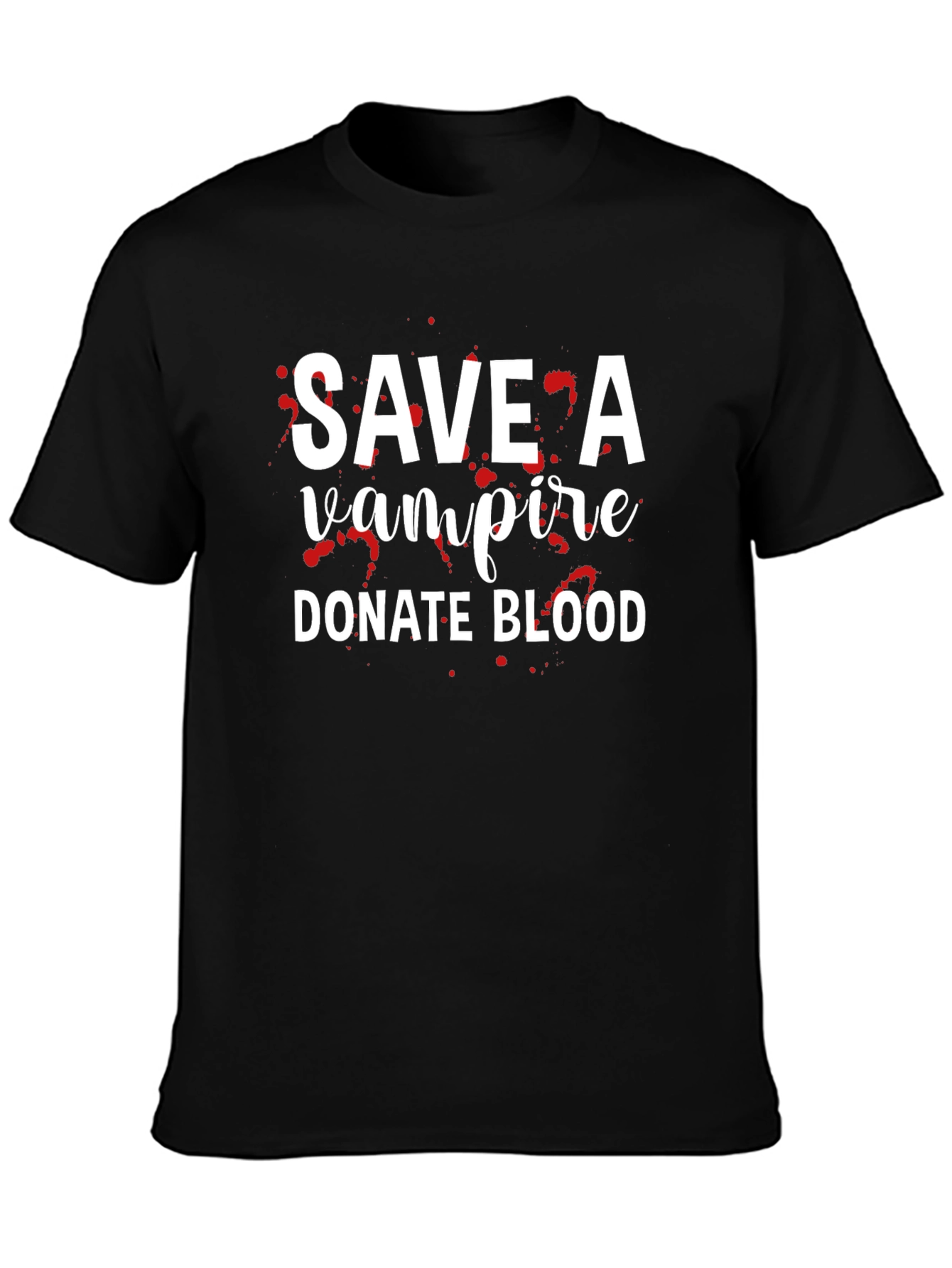 Save a Vampire Donate Blood Graphic Tee