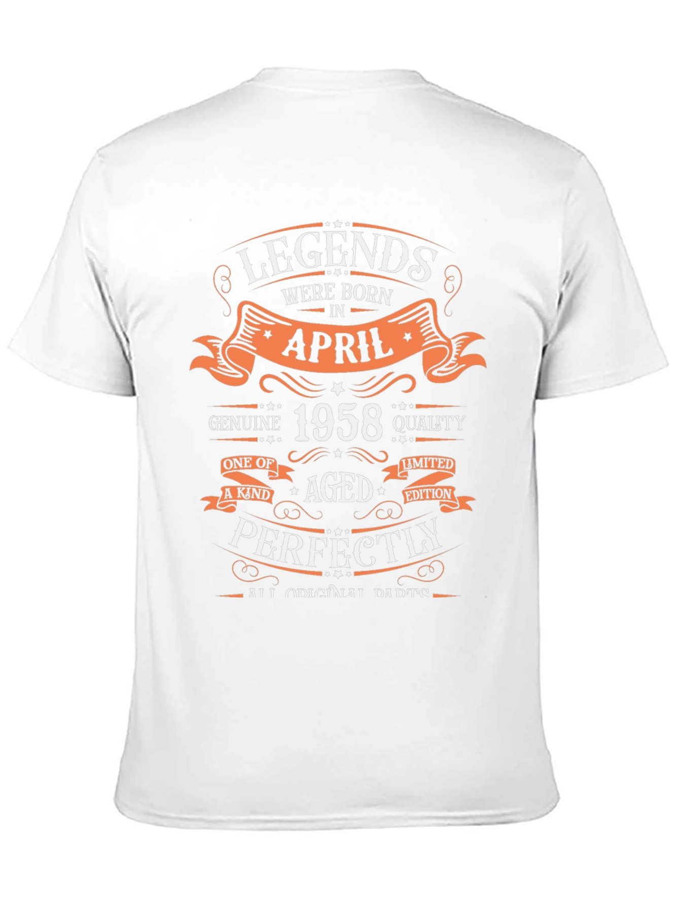 Legends Born in April 1958 T-Shirt