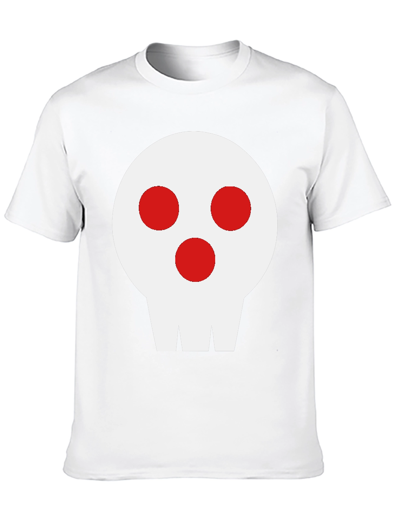 Skull Graphic Tee - Black Cotton Blend