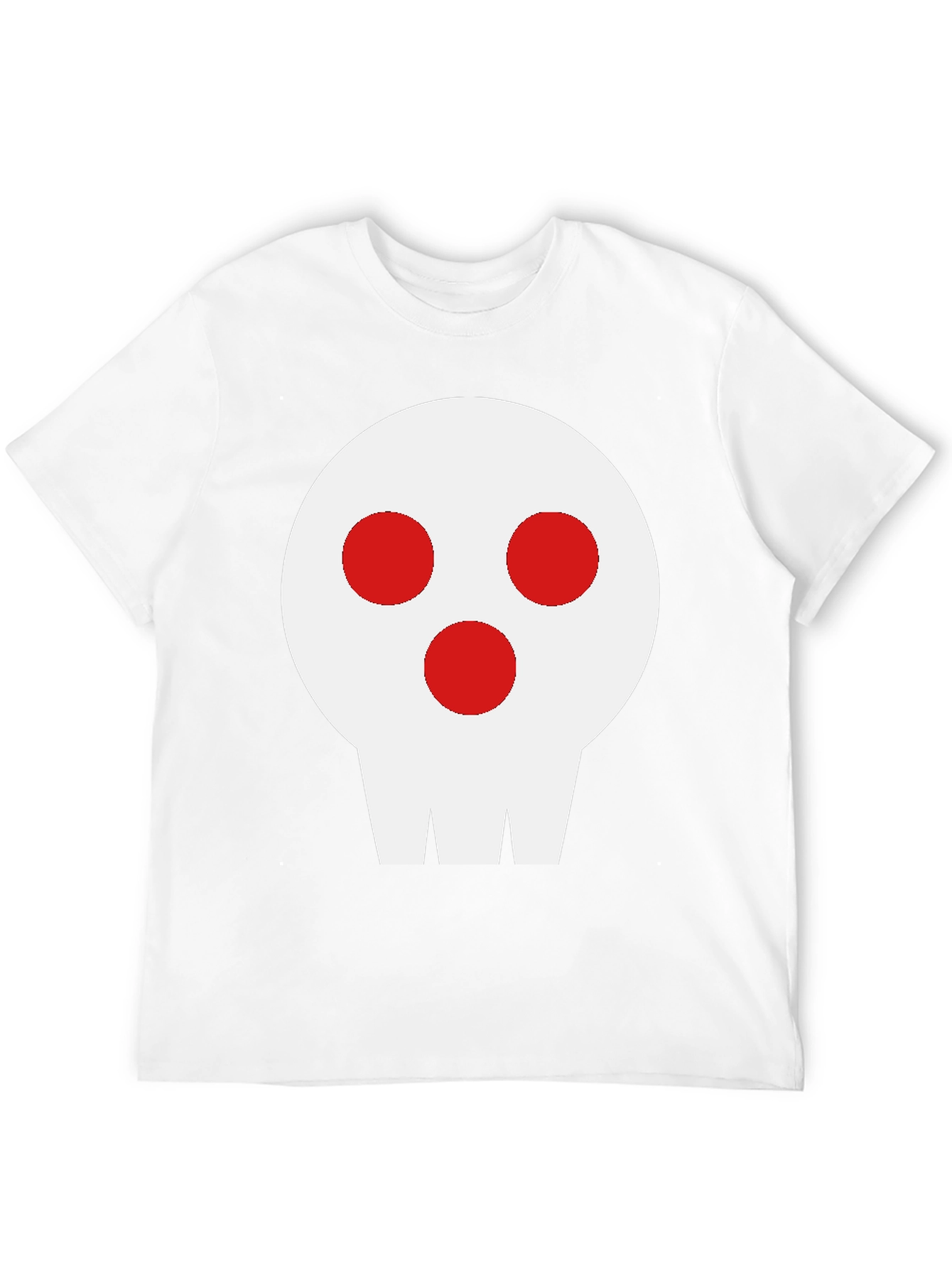 Skull Graphic Tee - Black Cotton Blend