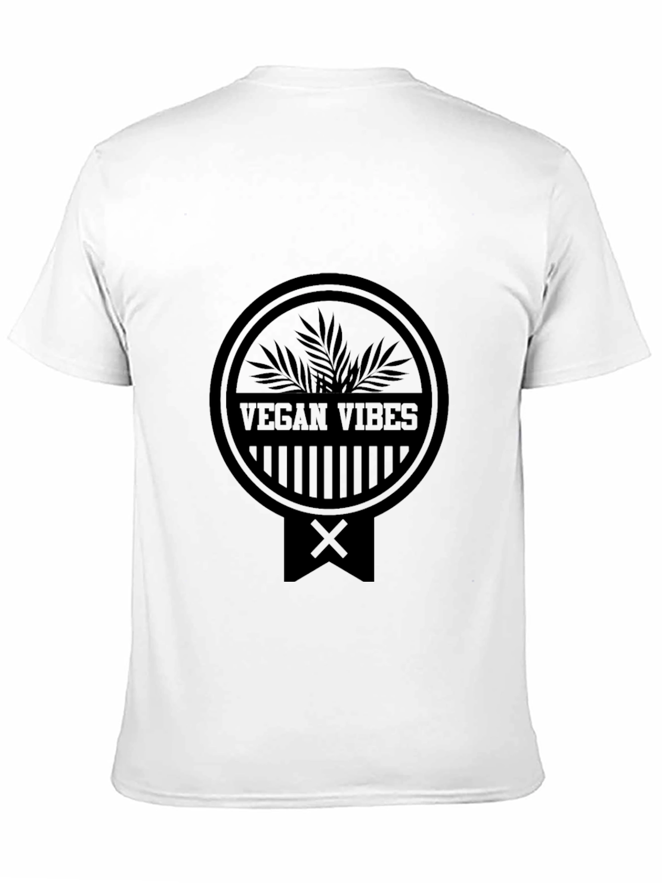 Vegan Vibes Black T-Shirt - Eco-Friendly Style