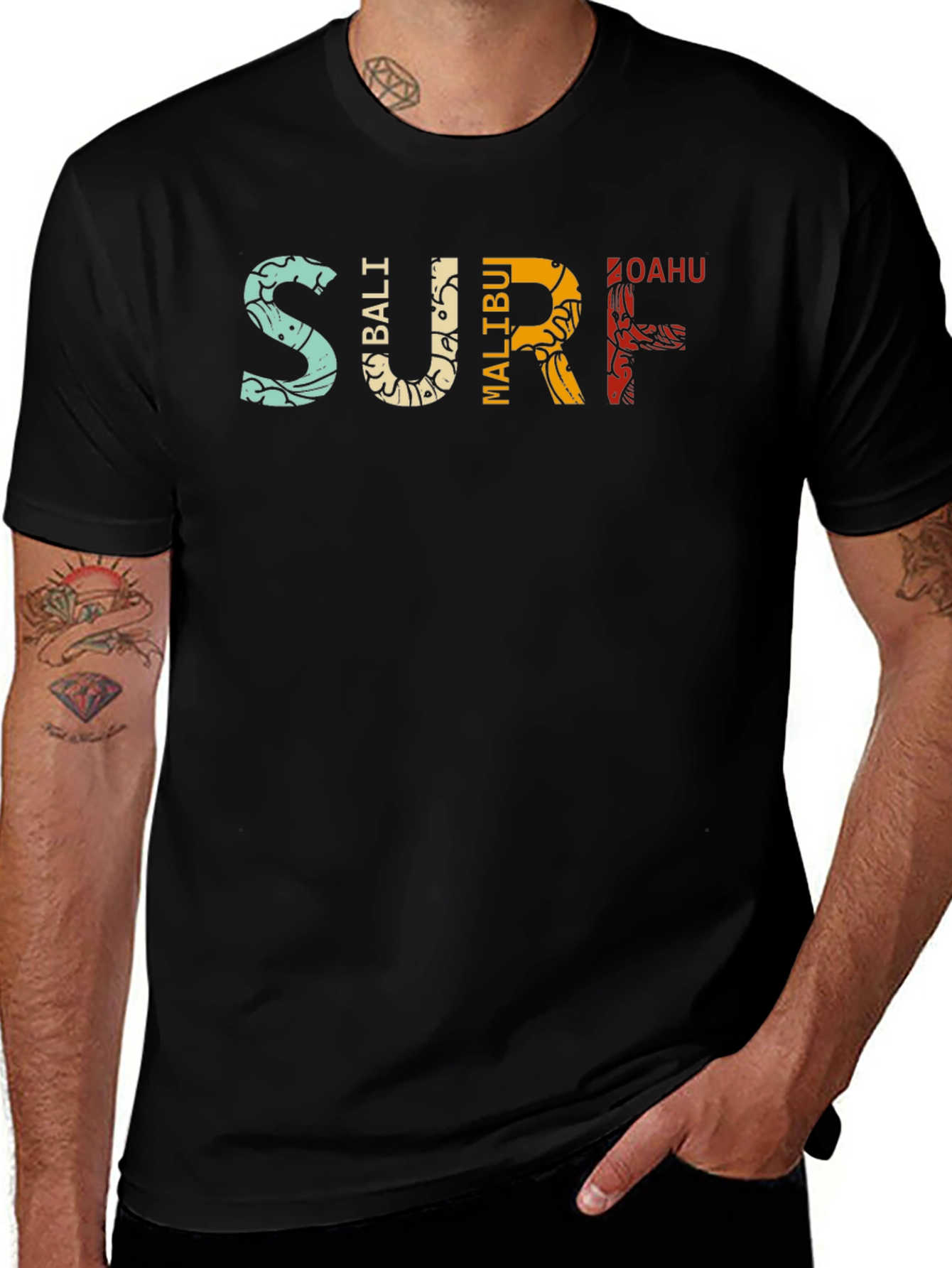 Surf Destinations Graphic T-Shirt