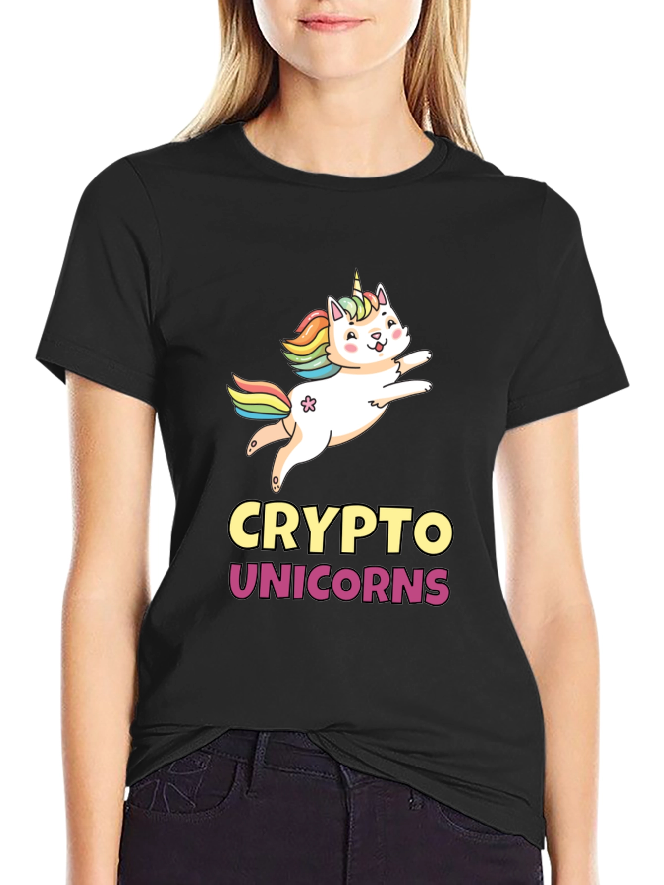 Crypto Unicorns Graphic T-Shirt