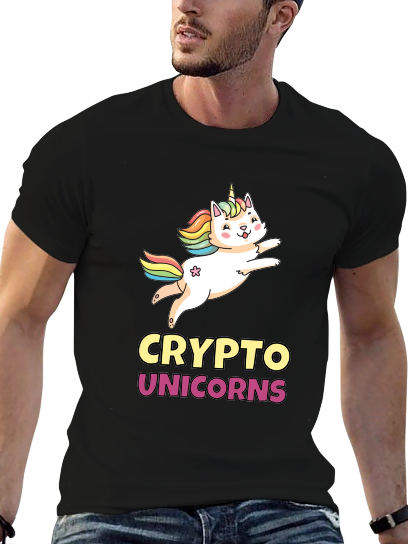 Crypto Unicorns Graphic T-Shirt