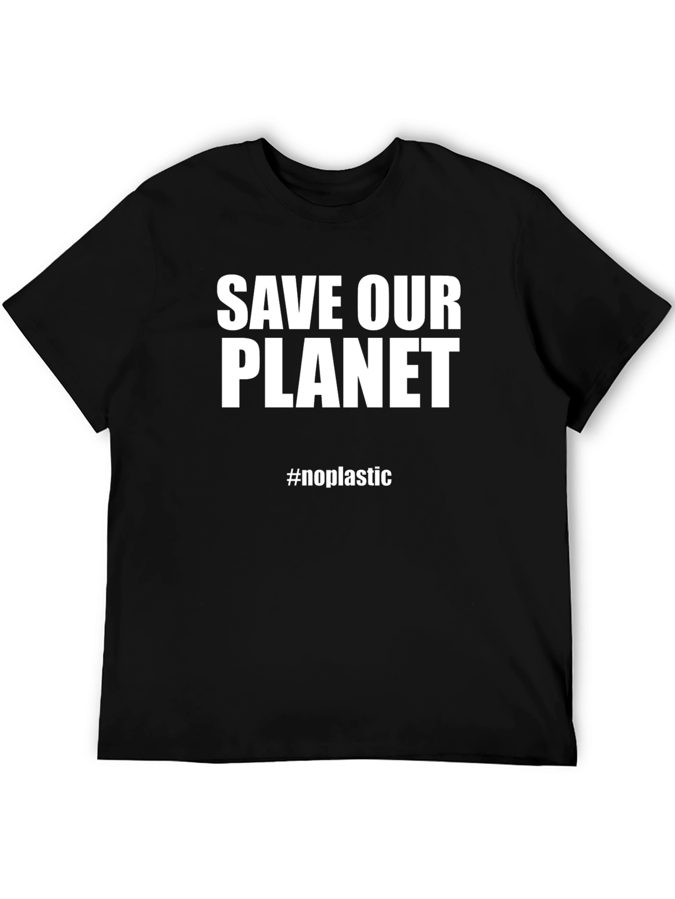 Save Our Planet T-Shirt - #noplastic Eco-Friendly Tee