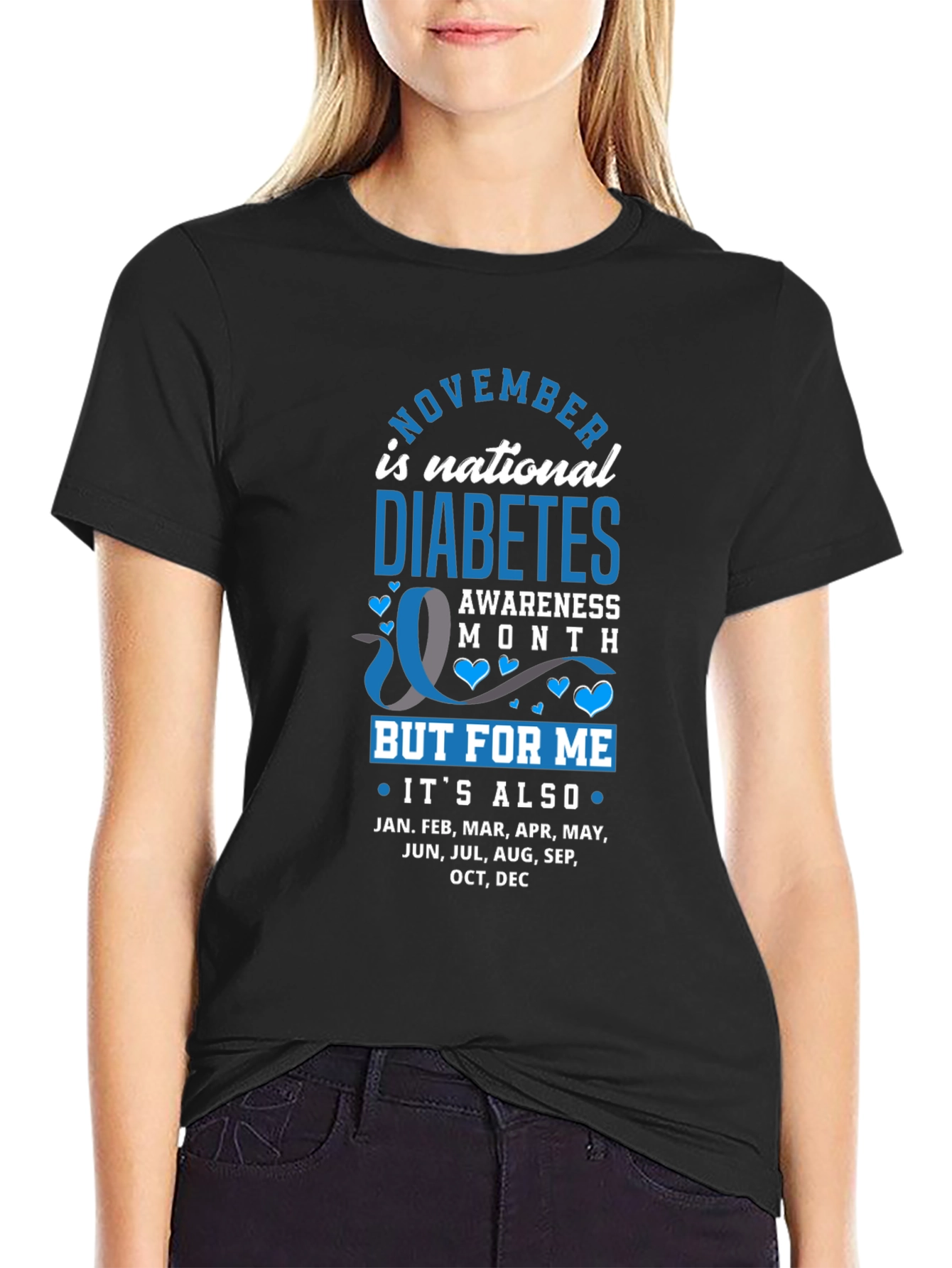 Diabetes Awareness T-Shirt - National Diabetes Month