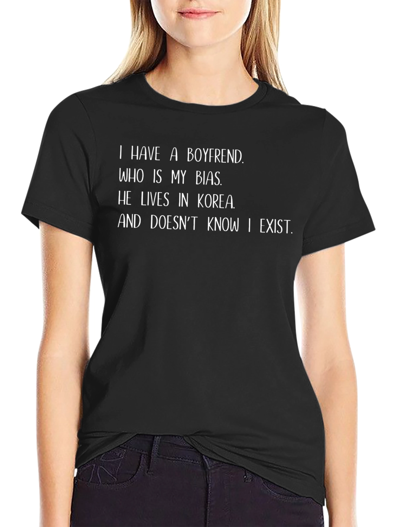 Funny I Have a Boyfriend Novelty T-Shirt