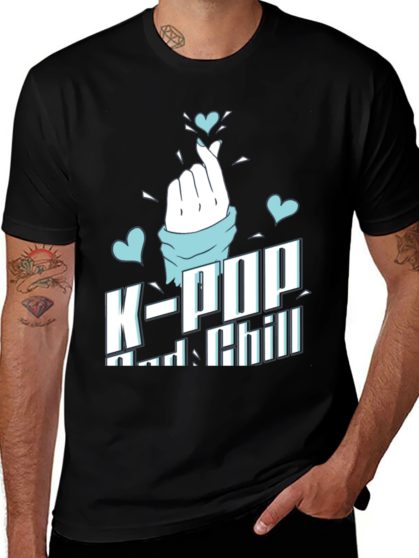 K-Pop and Chill Graphic Tee