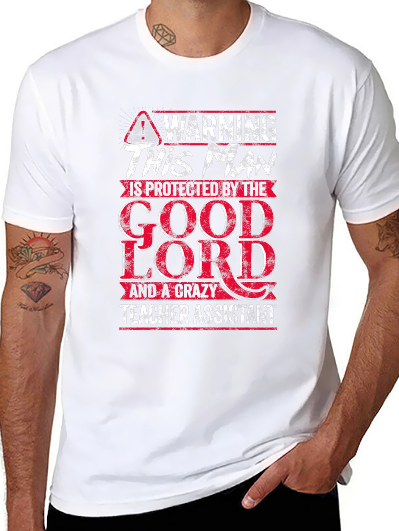 Warning This Man Is Protected T-Shirt