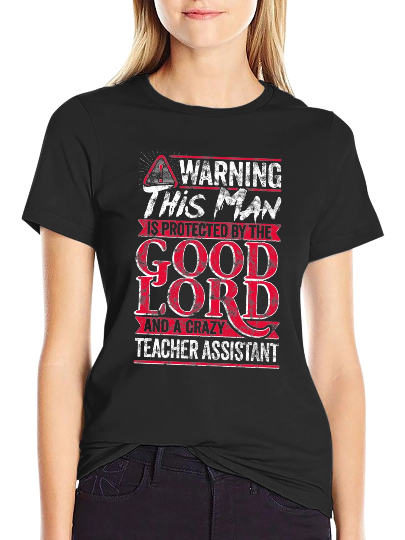 Warning This Man Is Protected T-Shirt