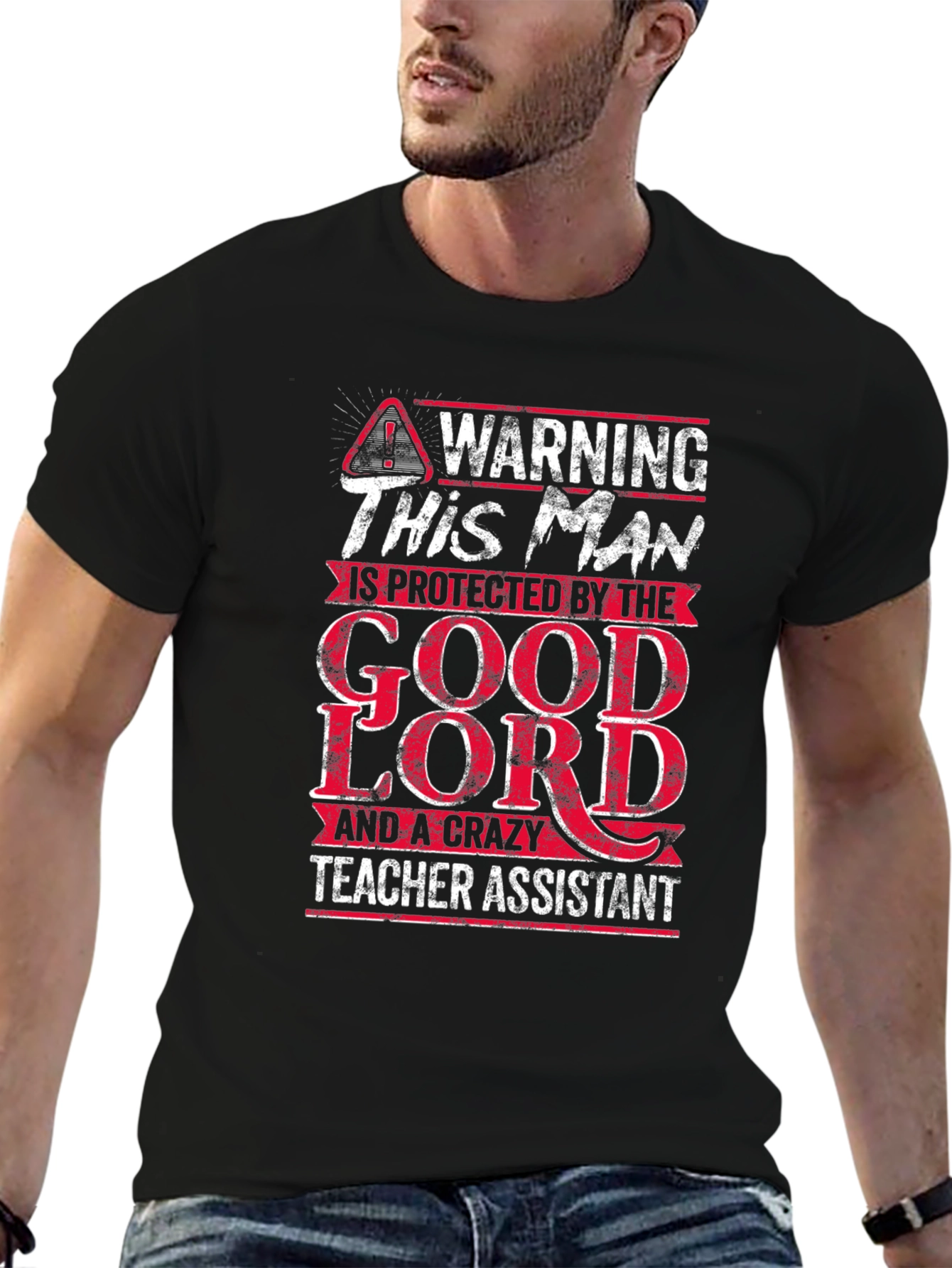 Warning This Man Is Protected T-Shirt