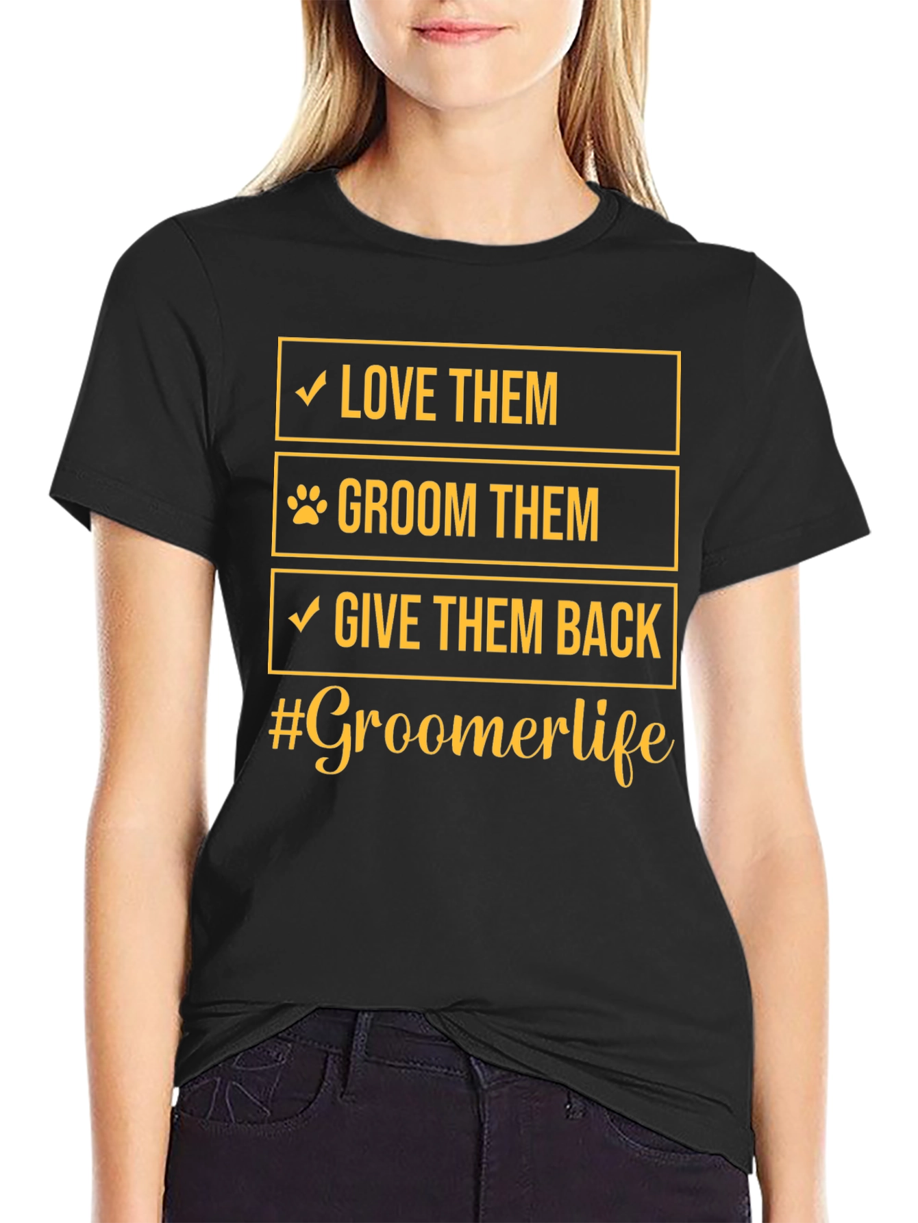 Groomer Life T-Shirt - Love Groom Give Back