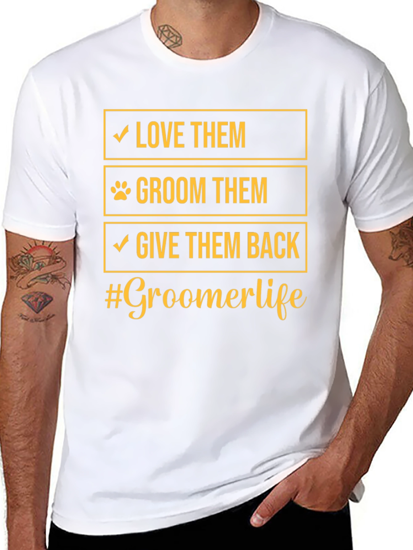Groomer Life T-Shirt - Love Groom Give Back