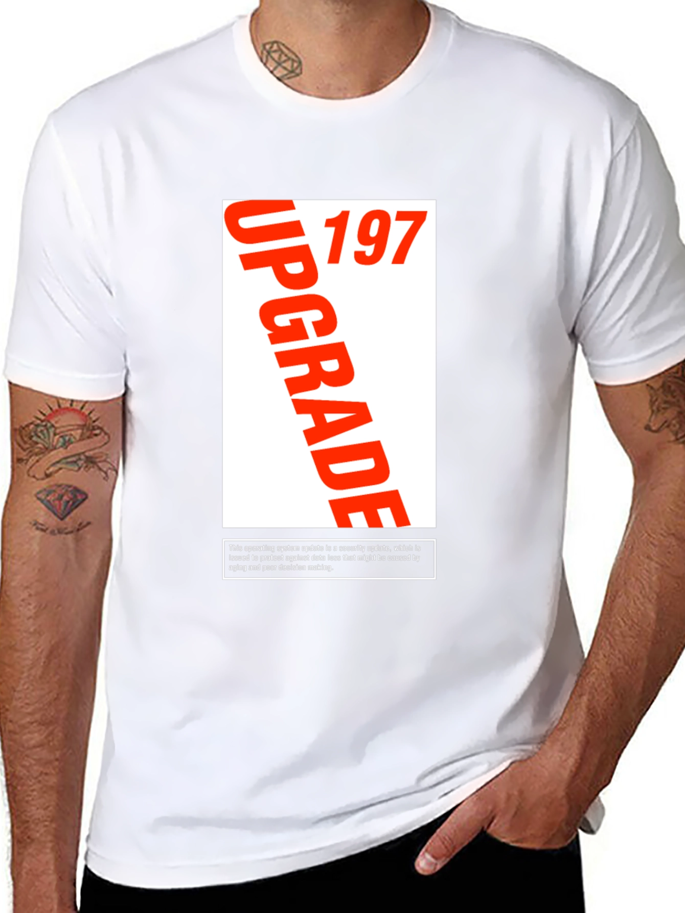 Upgrade 197 Graphic Tee - Security Update Design