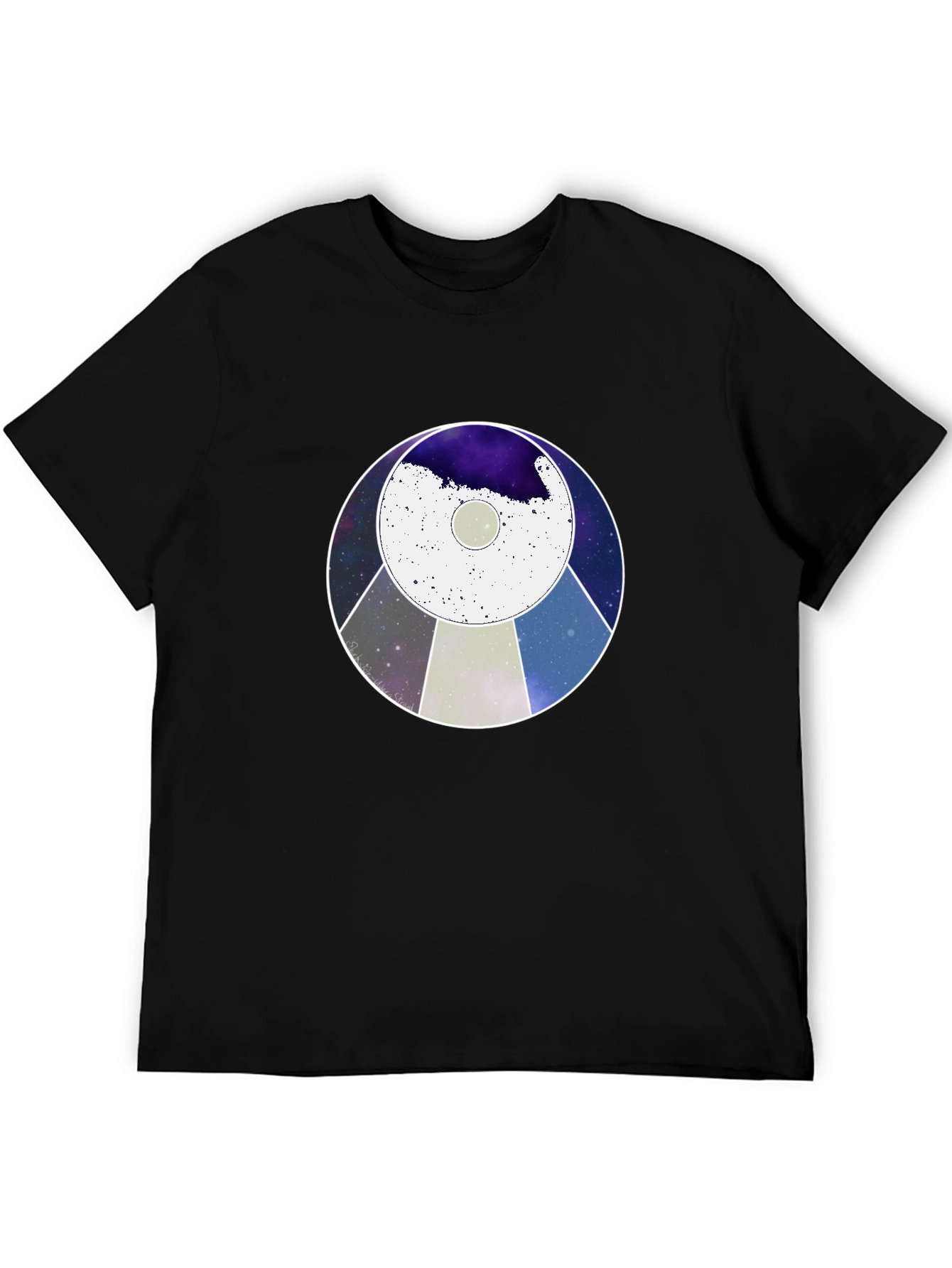 Cosmic Circle Graphic T-Shirt