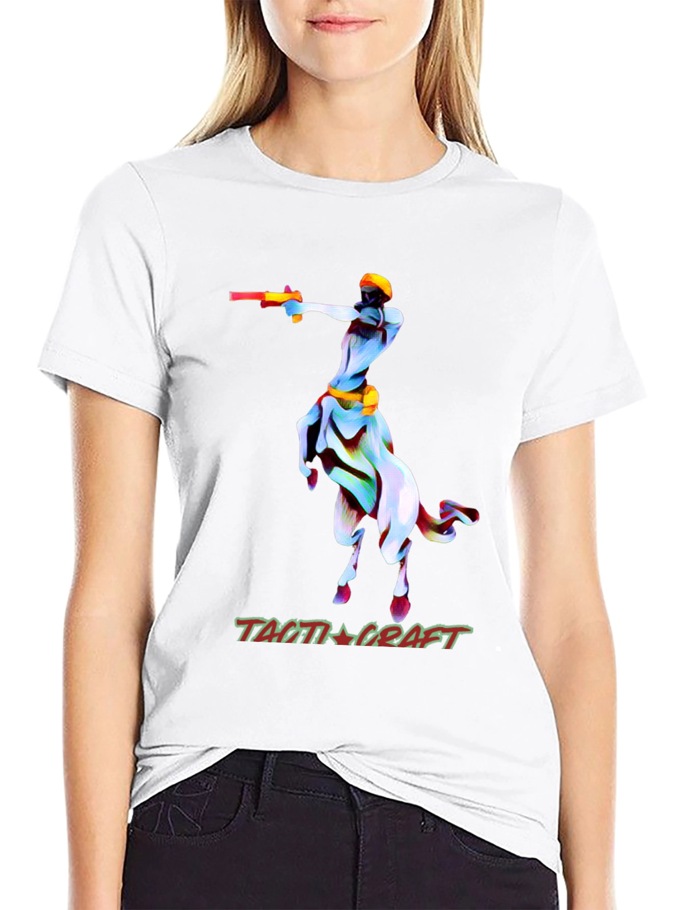 Tactical Centaur Graphic T-Shirt - Unique Design
