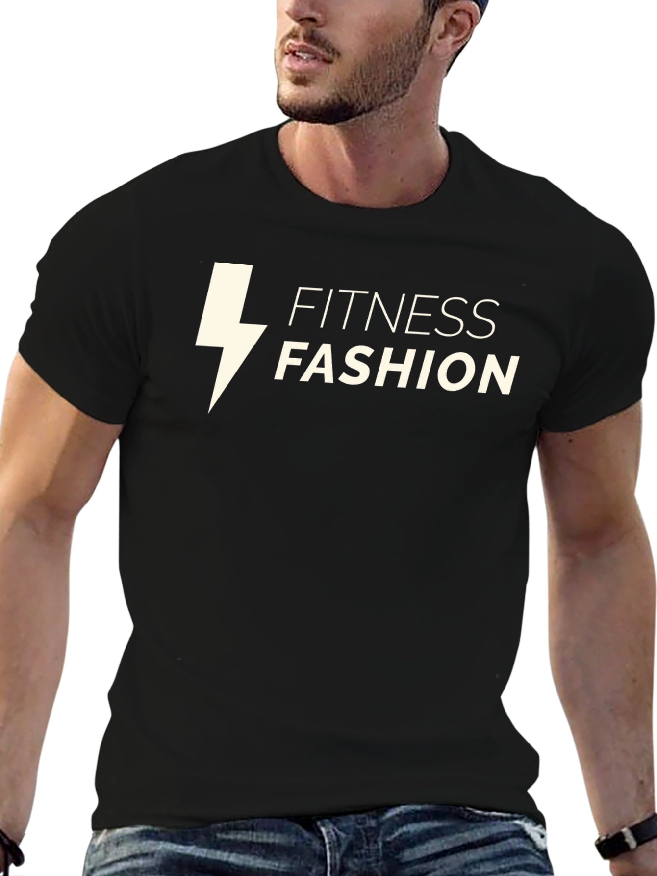 Fitness Fashion Black T-Shirt