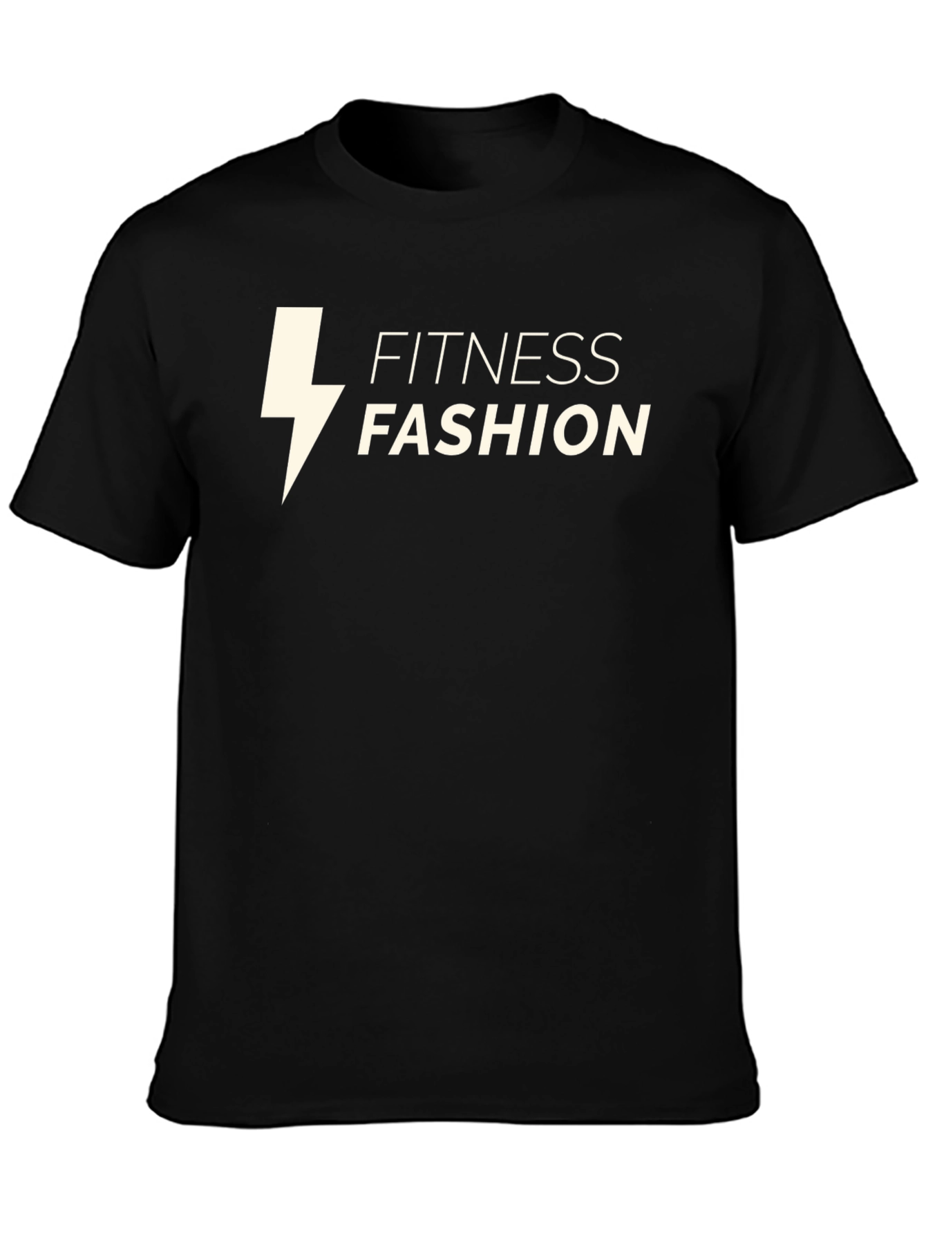 Fitness Fashion Black T-Shirt