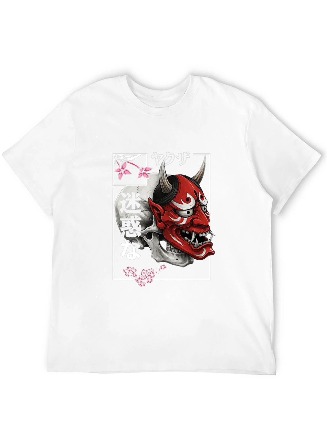 Japanese Oni Mask Graphic Tee