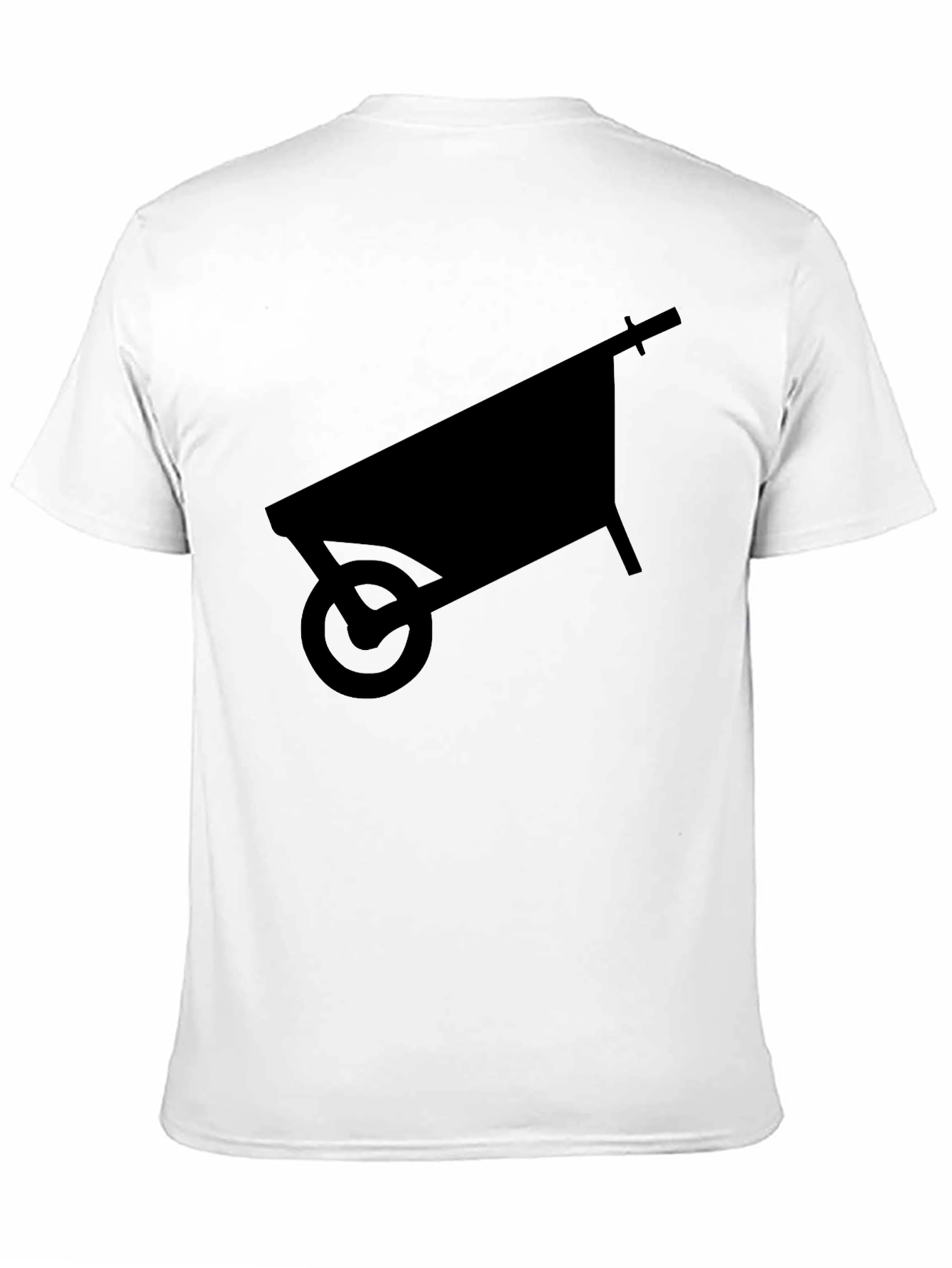 Wheelbarrow Silhouette Graphic Tee - Black