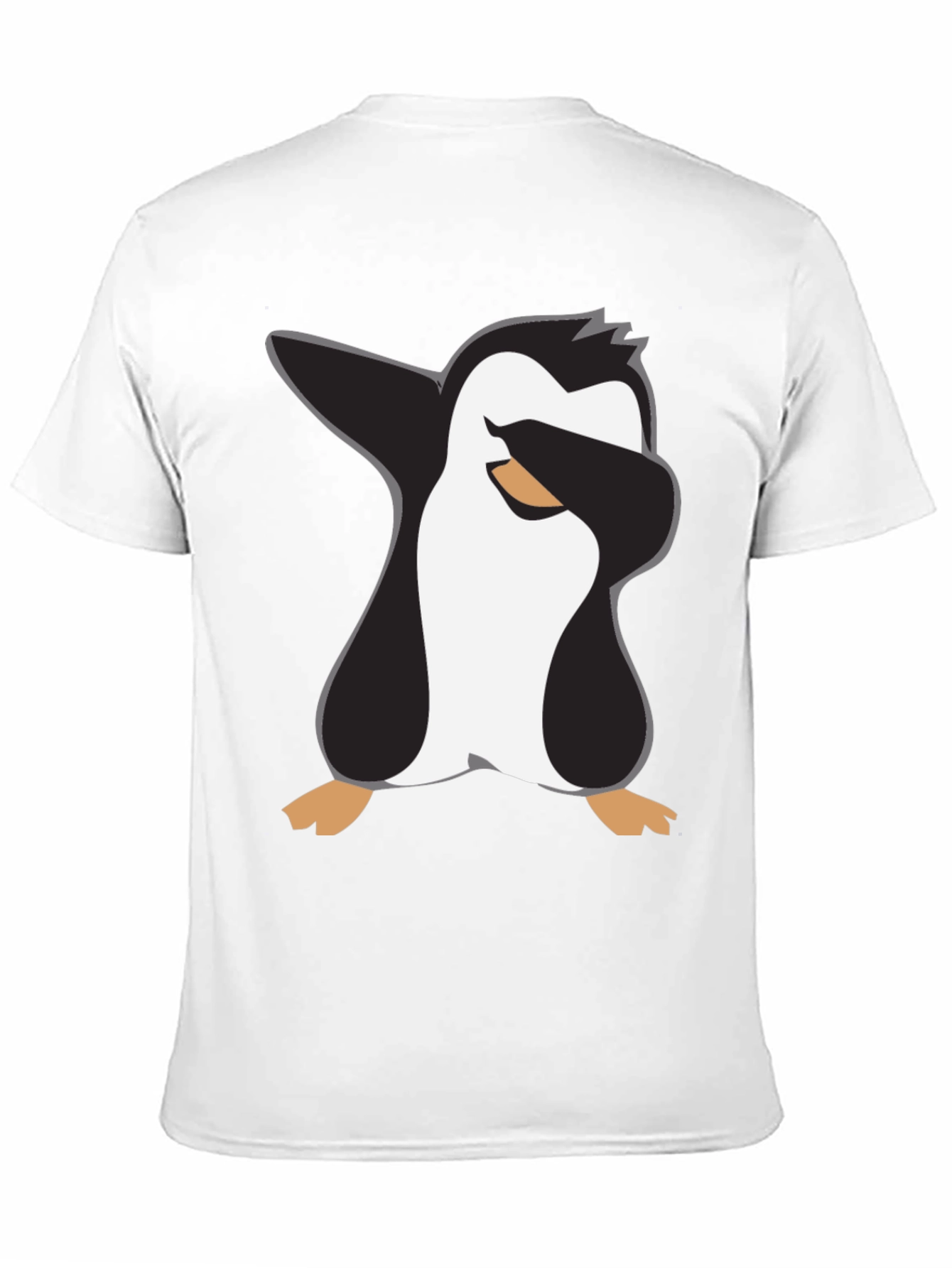 Dabbing Penguin Graphic Tee - Black Crewneck