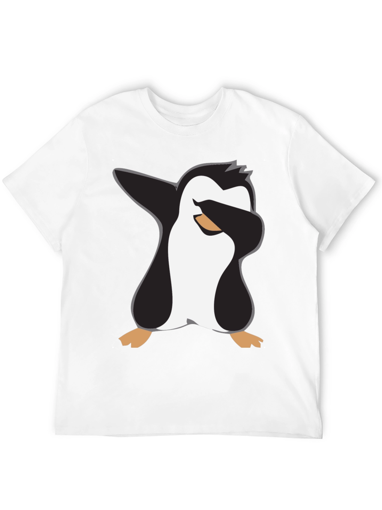 Dabbing Penguin Graphic Tee - Black Crewneck