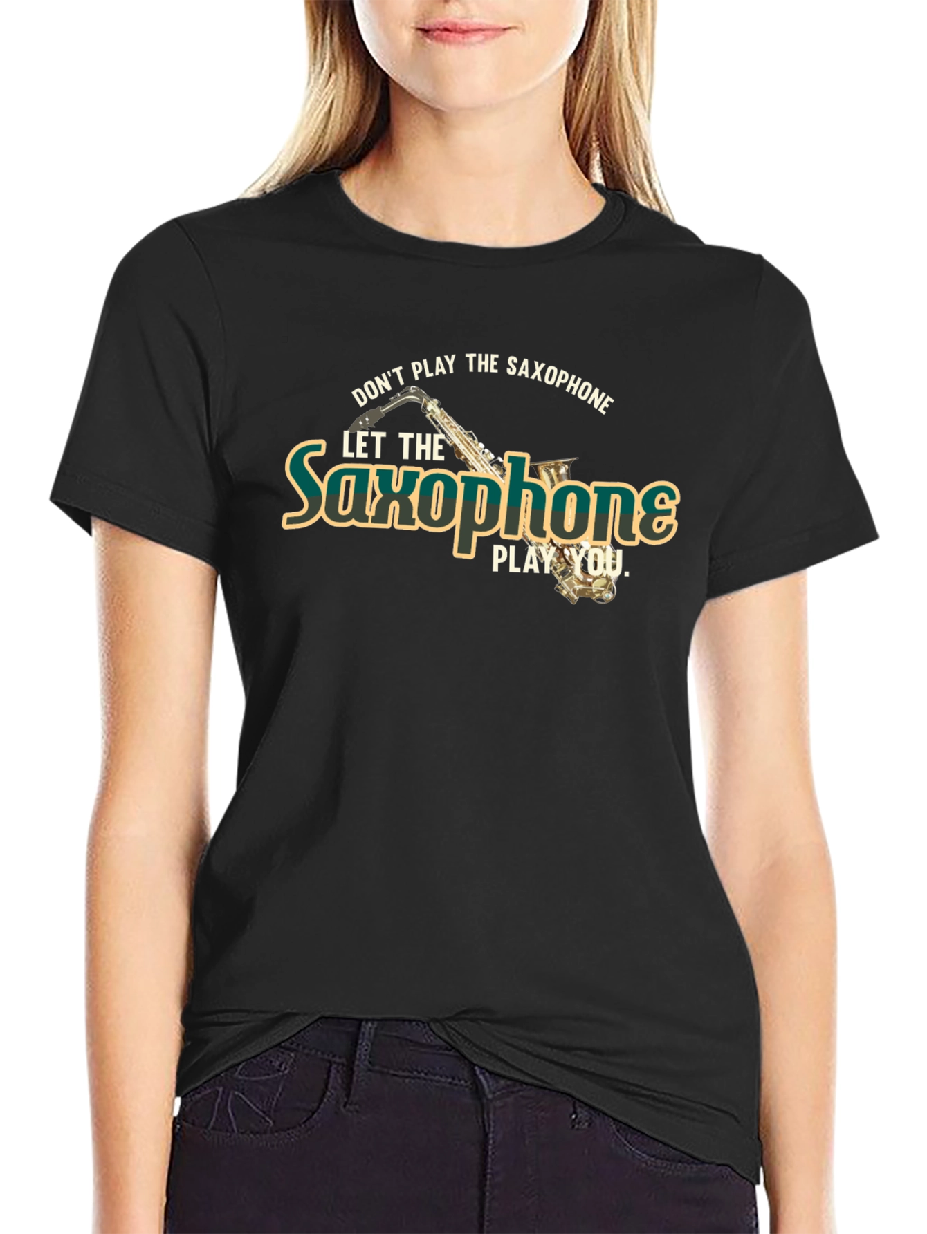 Saxophone Player Graphic T-Shirt