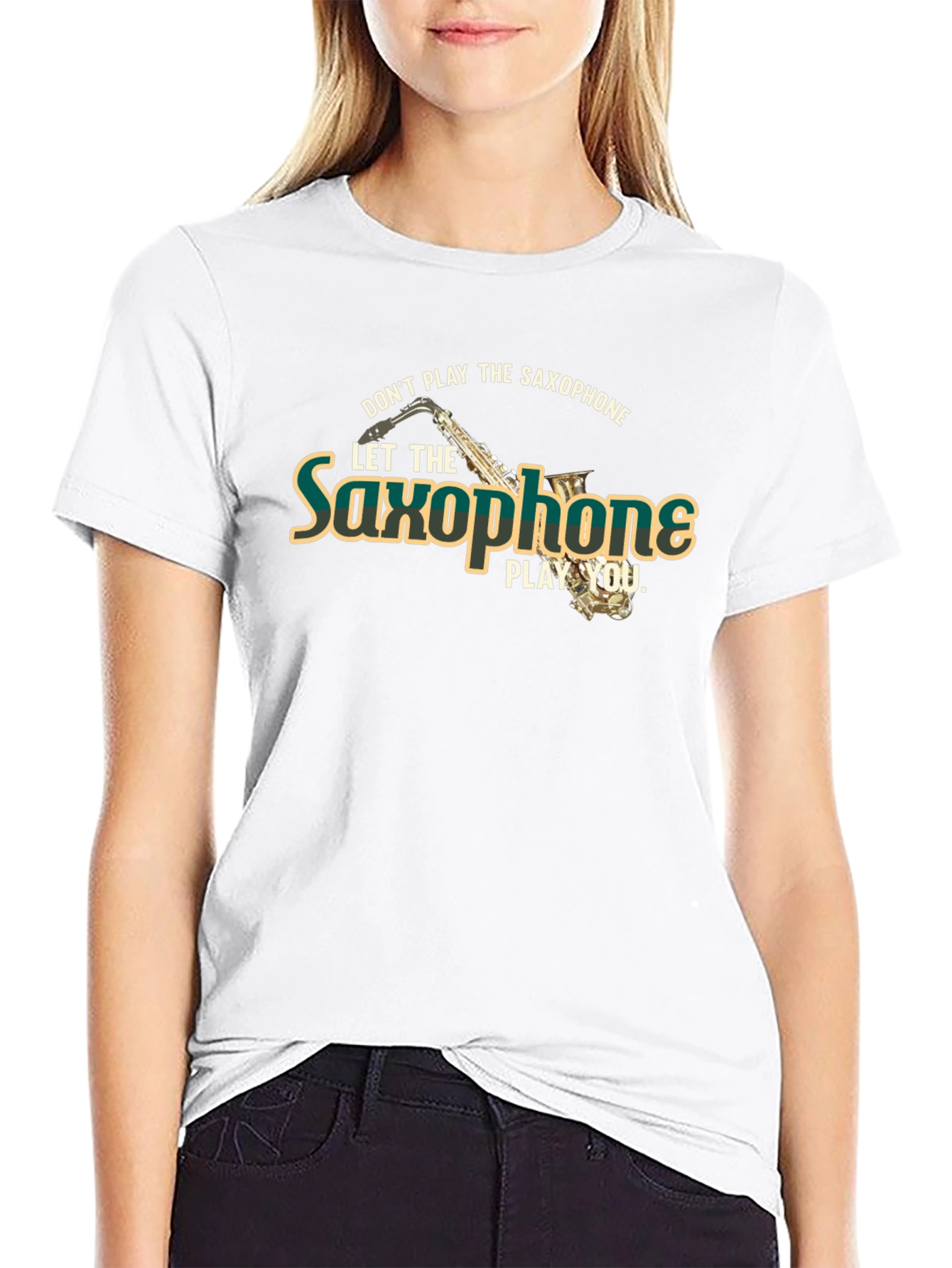 Saxophone Player Graphic T-Shirt
