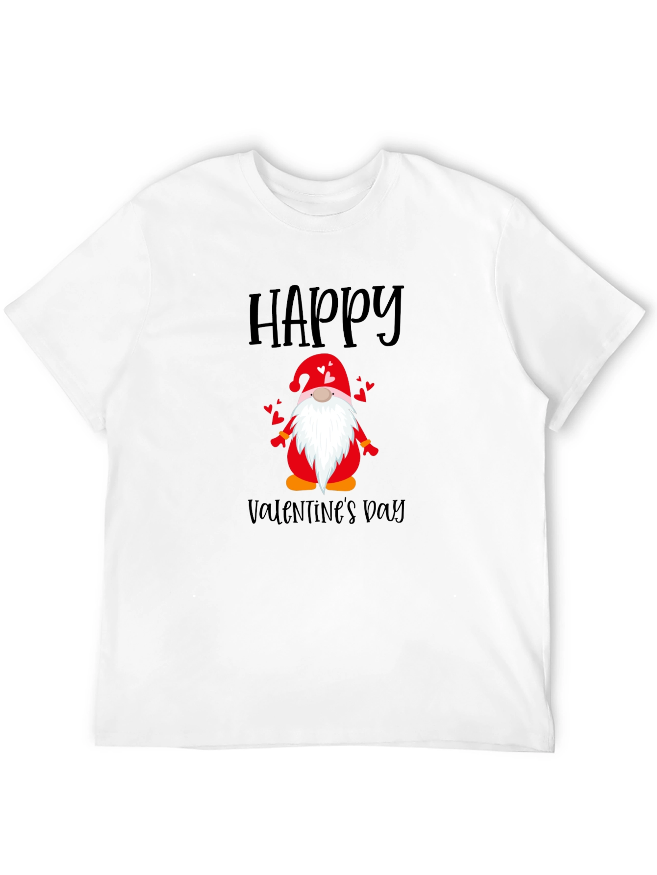 Happy Valentines Day Gnome Graphic T-Shirt