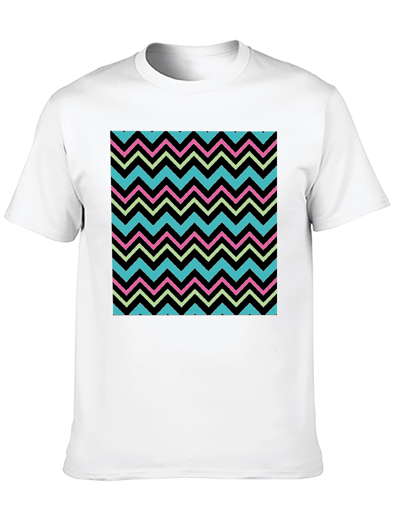 Retro Zigzag Graphic Tee