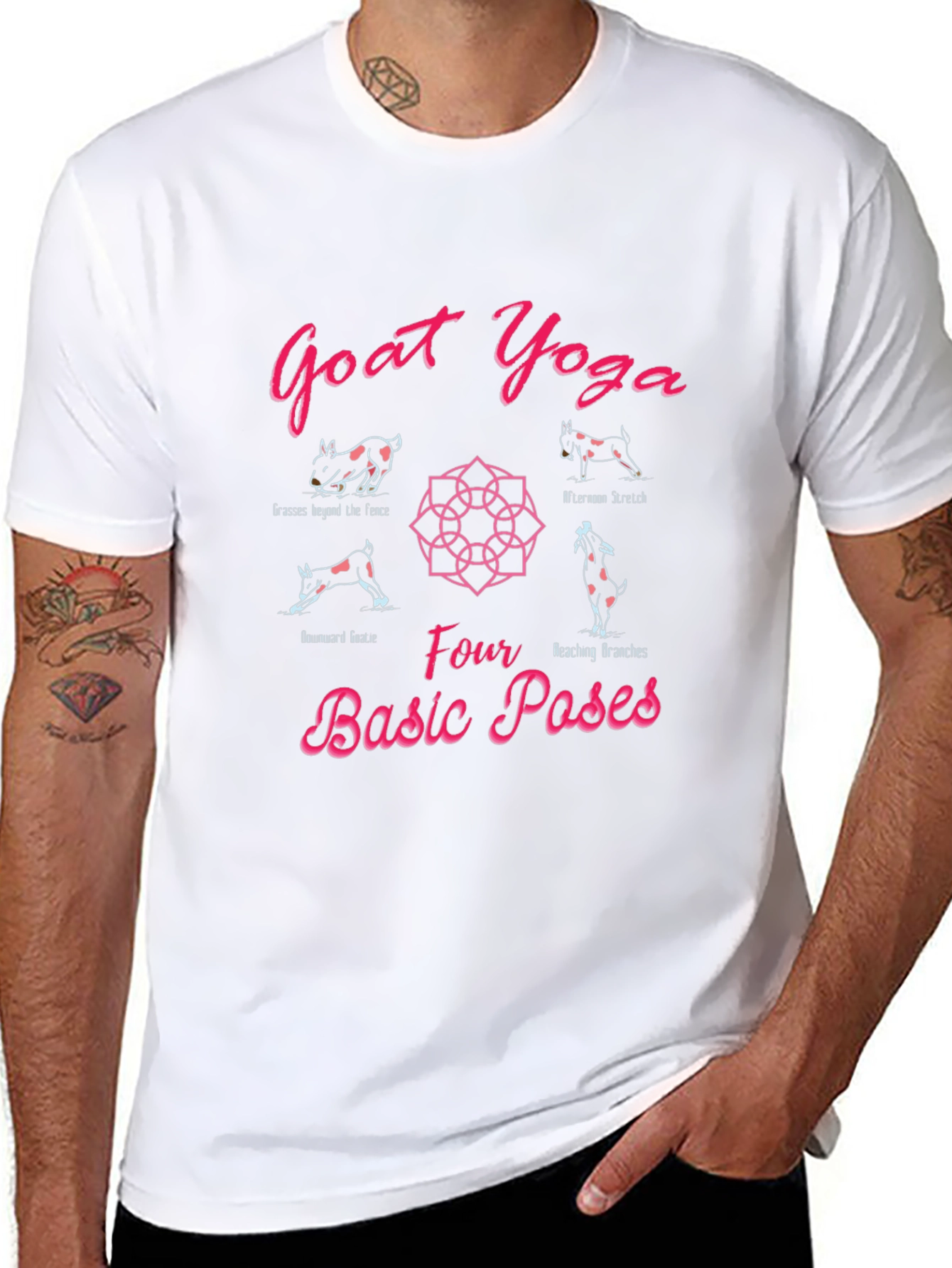 Goat Yoga Graphic T-Shirt