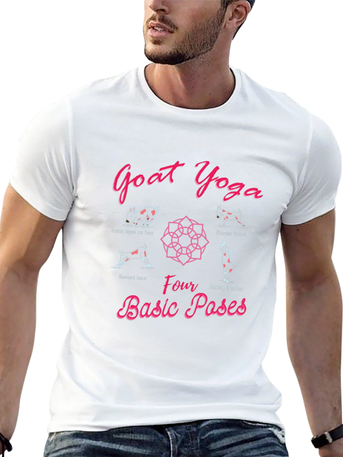 Goat Yoga Graphic T-Shirt