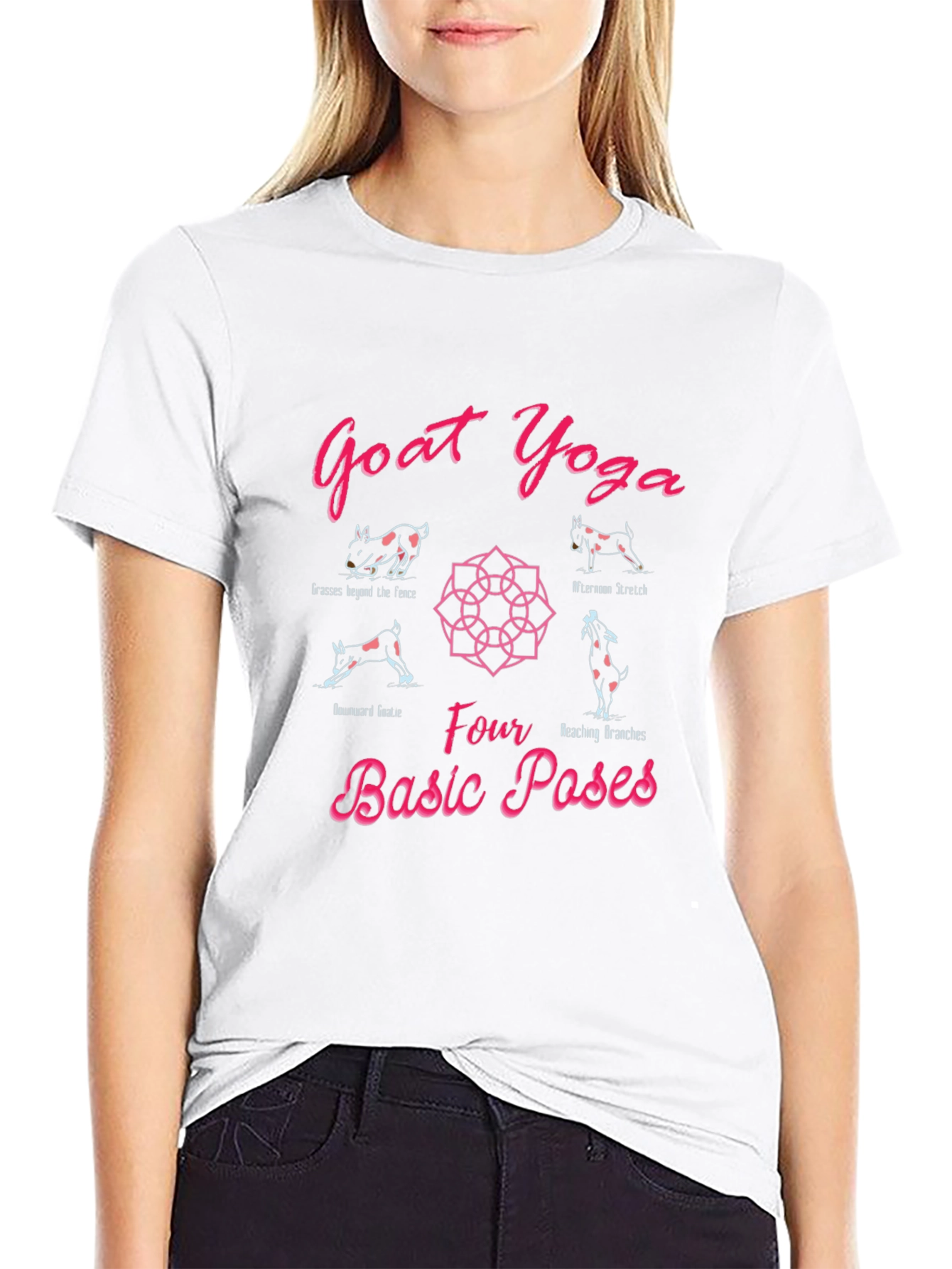Goat Yoga Graphic T-Shirt