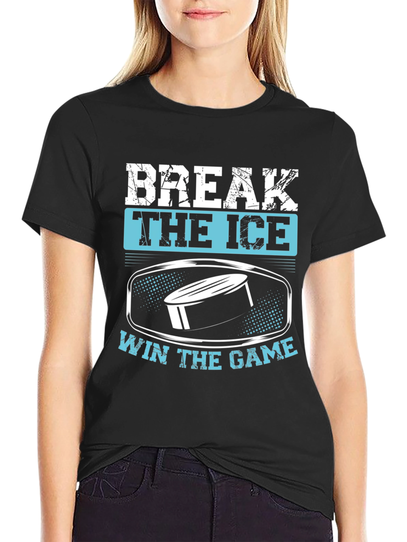 Break the Ice Hockey T-Shirt