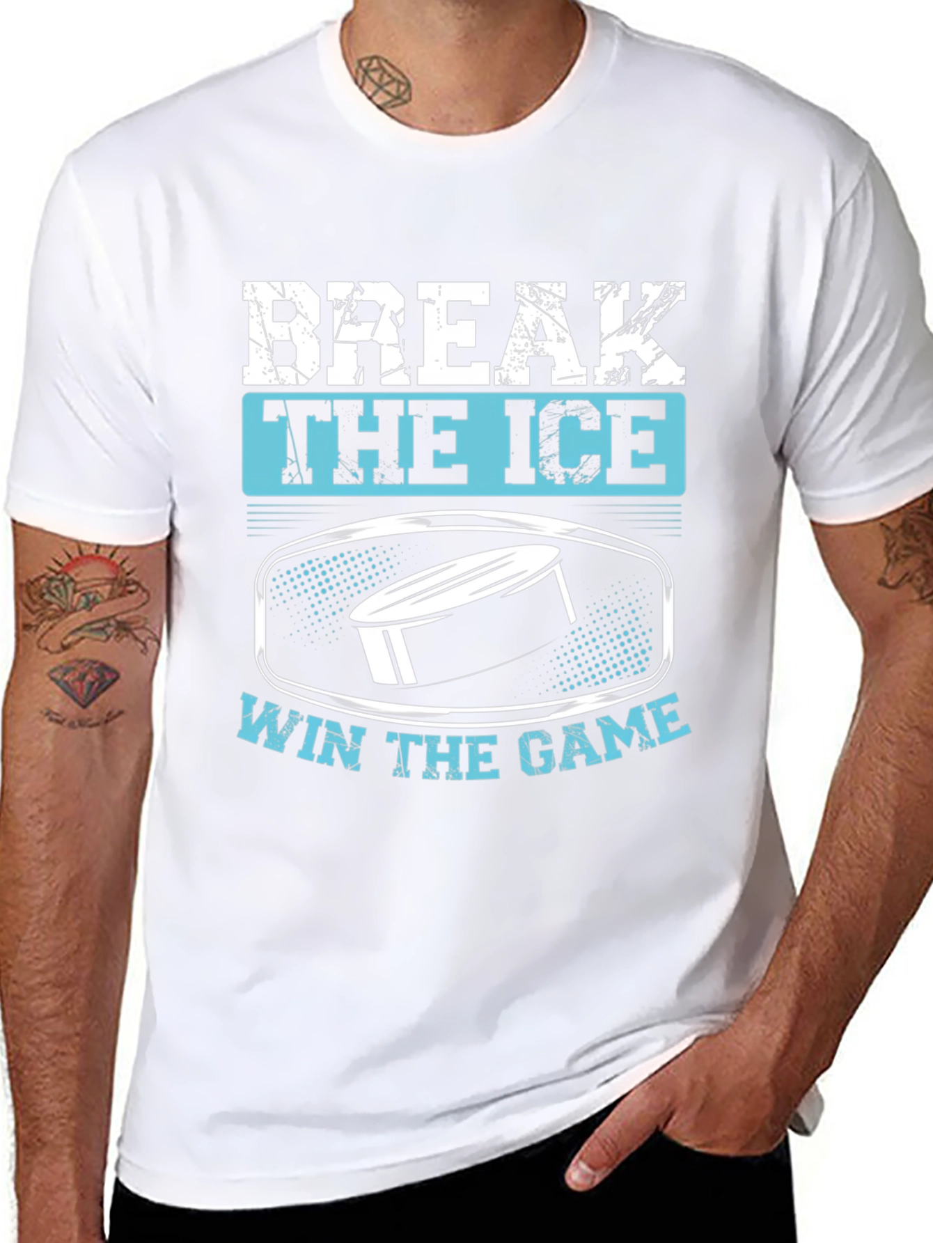 Break the Ice Hockey T-Shirt