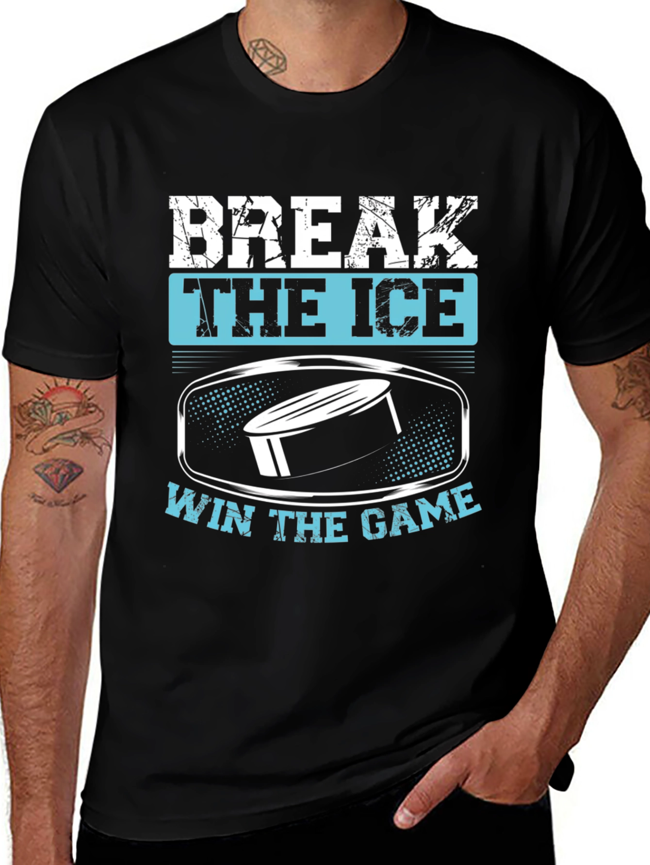 Break the Ice Hockey T-Shirt