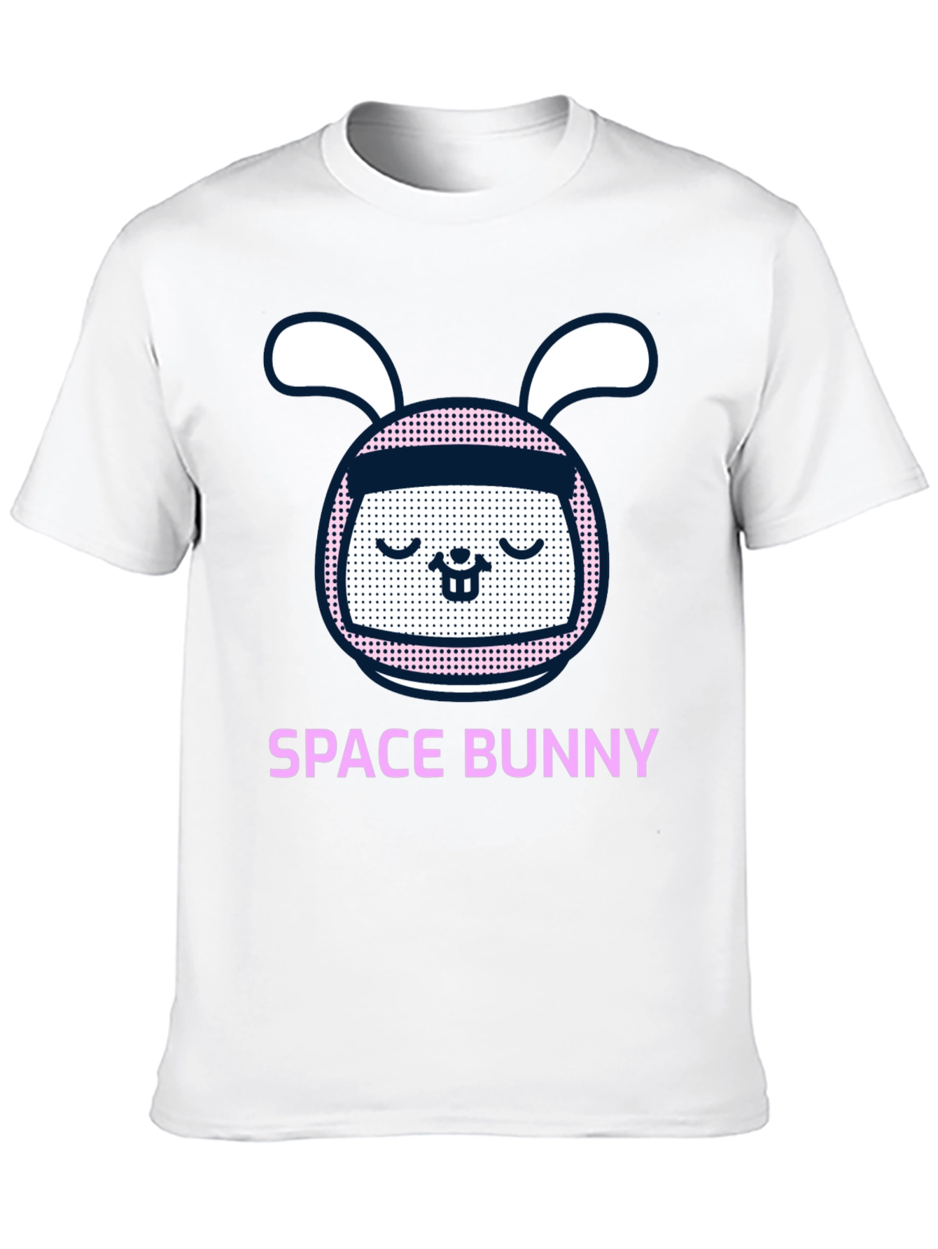 Space Bunny Graphic Tee - Mens Black T-Shirt