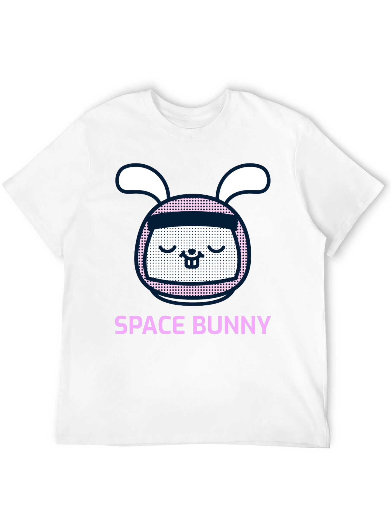 Space Bunny Graphic Tee - Mens Black T-Shirt
